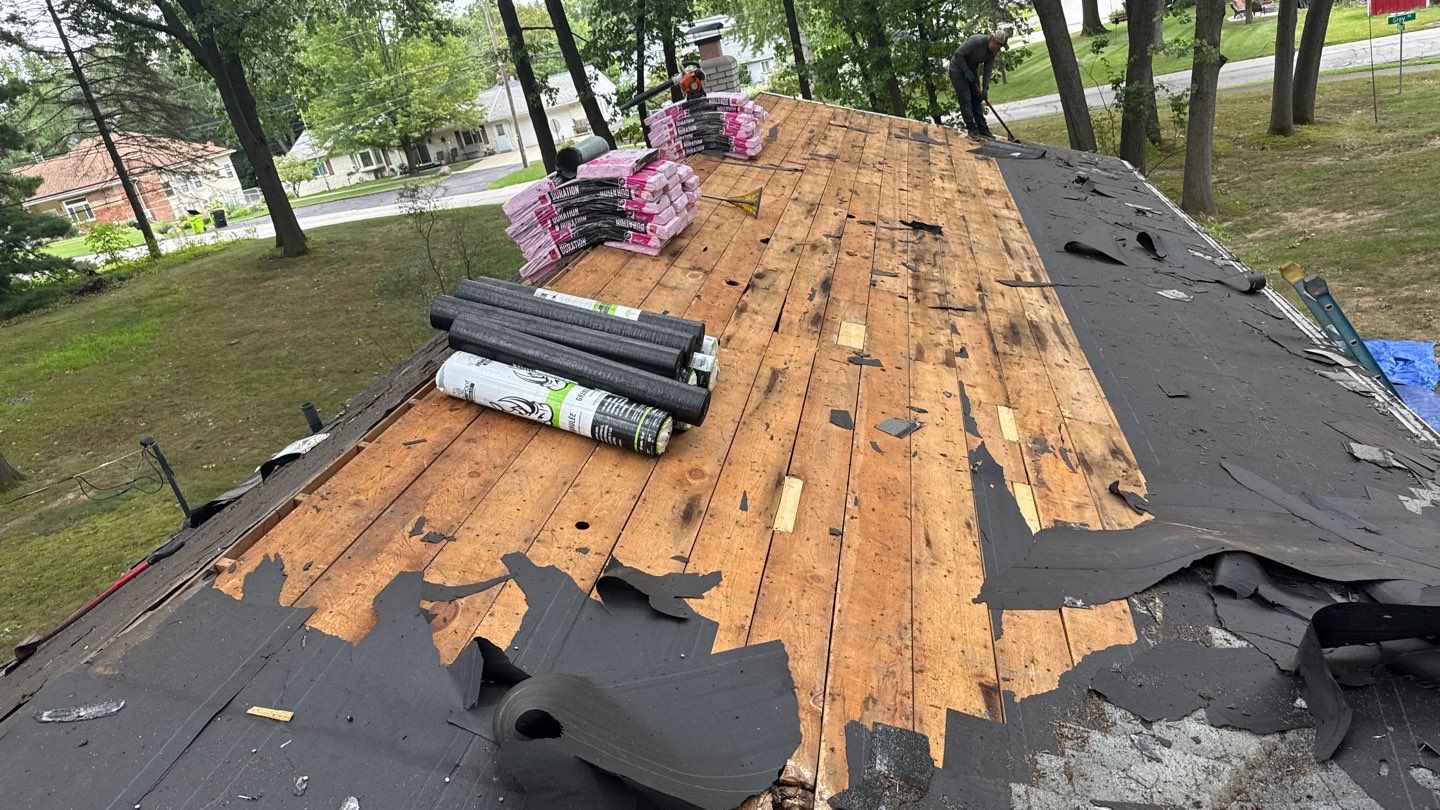 Roof Replacement using Owens Corning Estate Gray by 180 Contractors