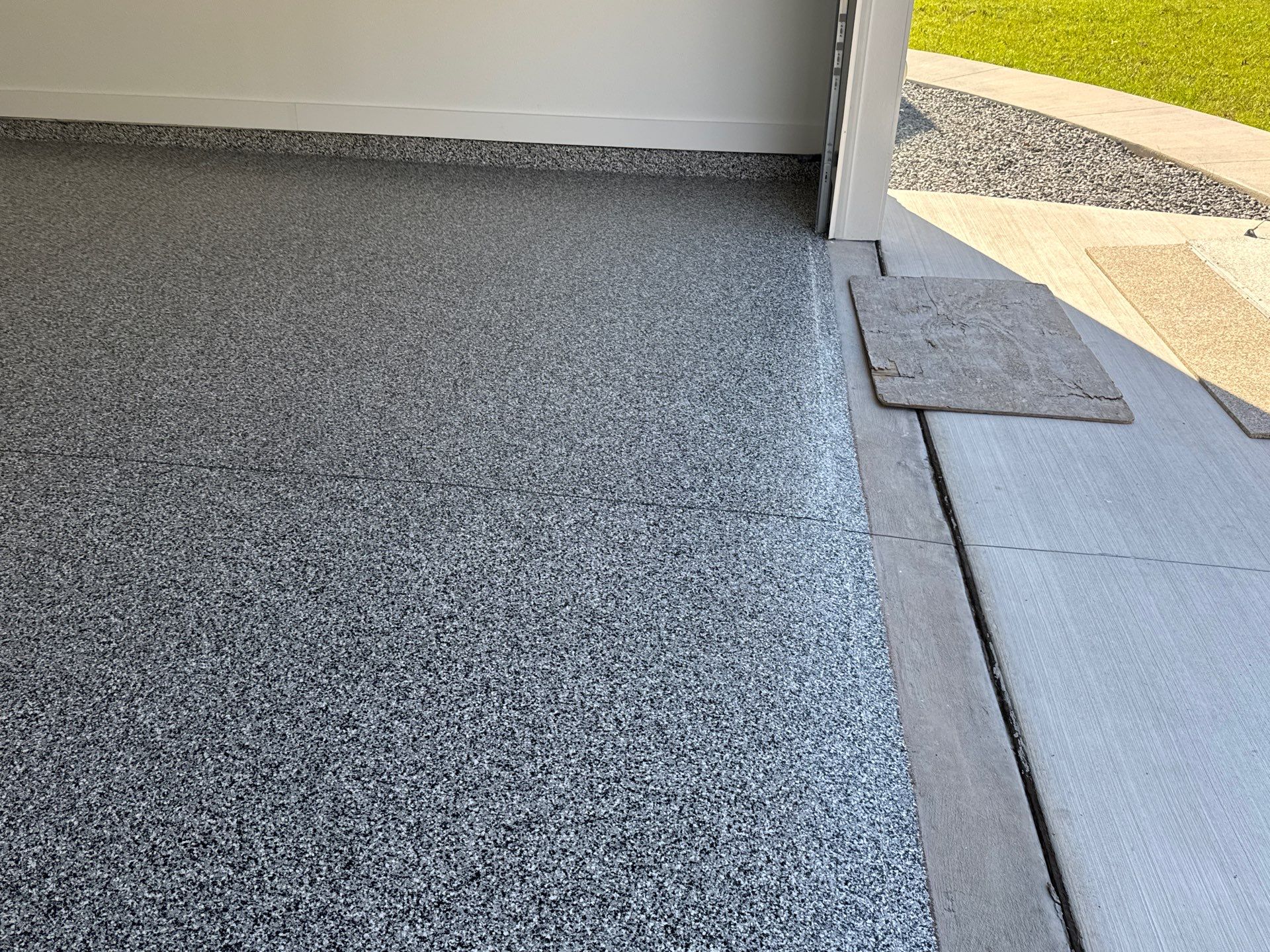 Garage in Domino by Cross Creek Concrete Coatings