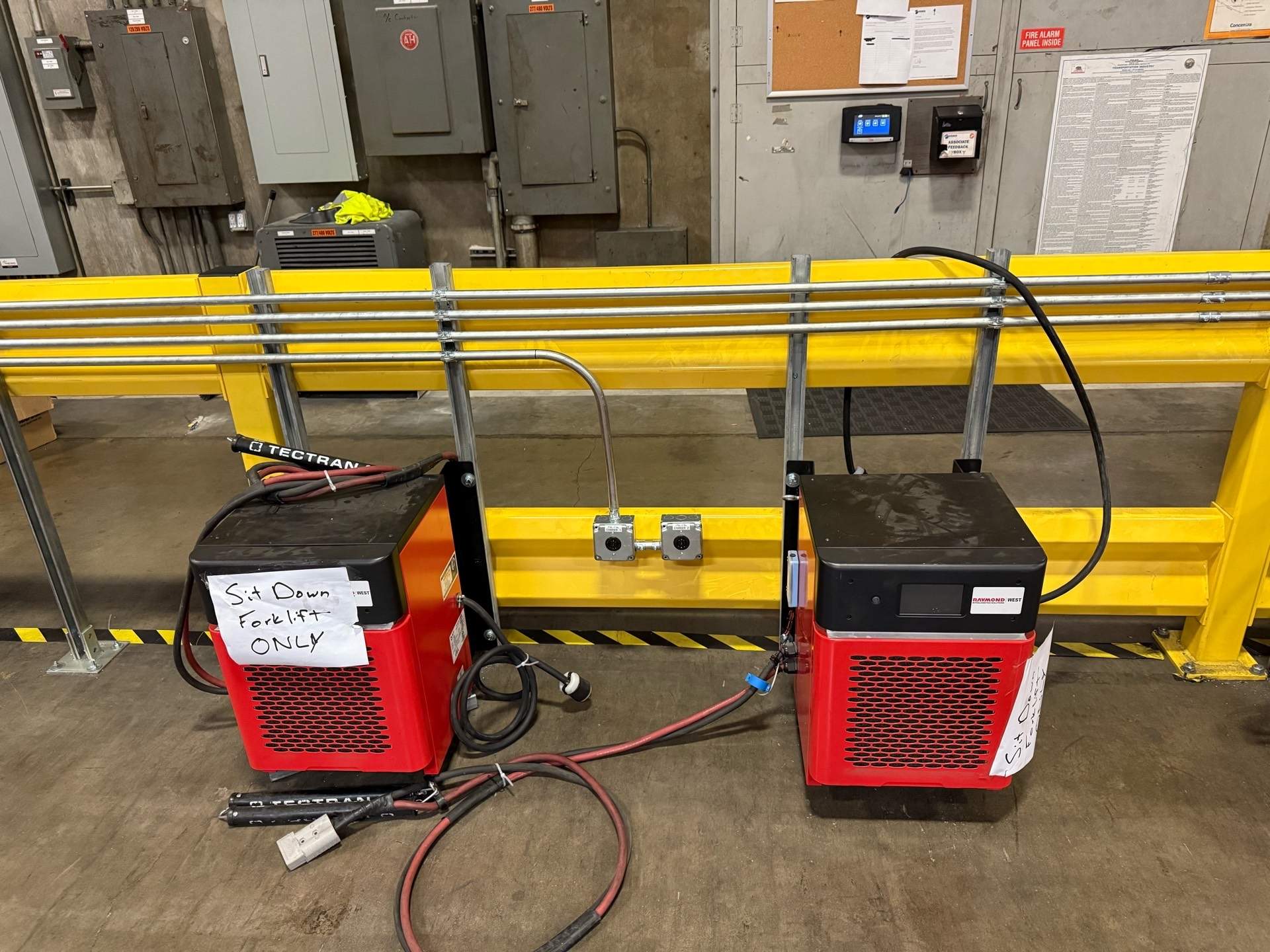 Forklift Charging Stations & LED Lighting Upgrade – Chemical Storage Facility, Santa Fe Springs, CA by Ring and Ping Inc.