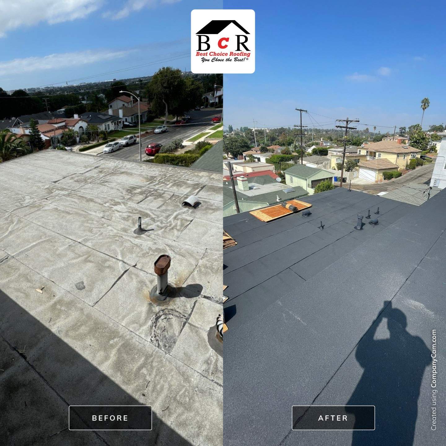 Apartment complex roof replacement by West Coast Roofing Los Angeles