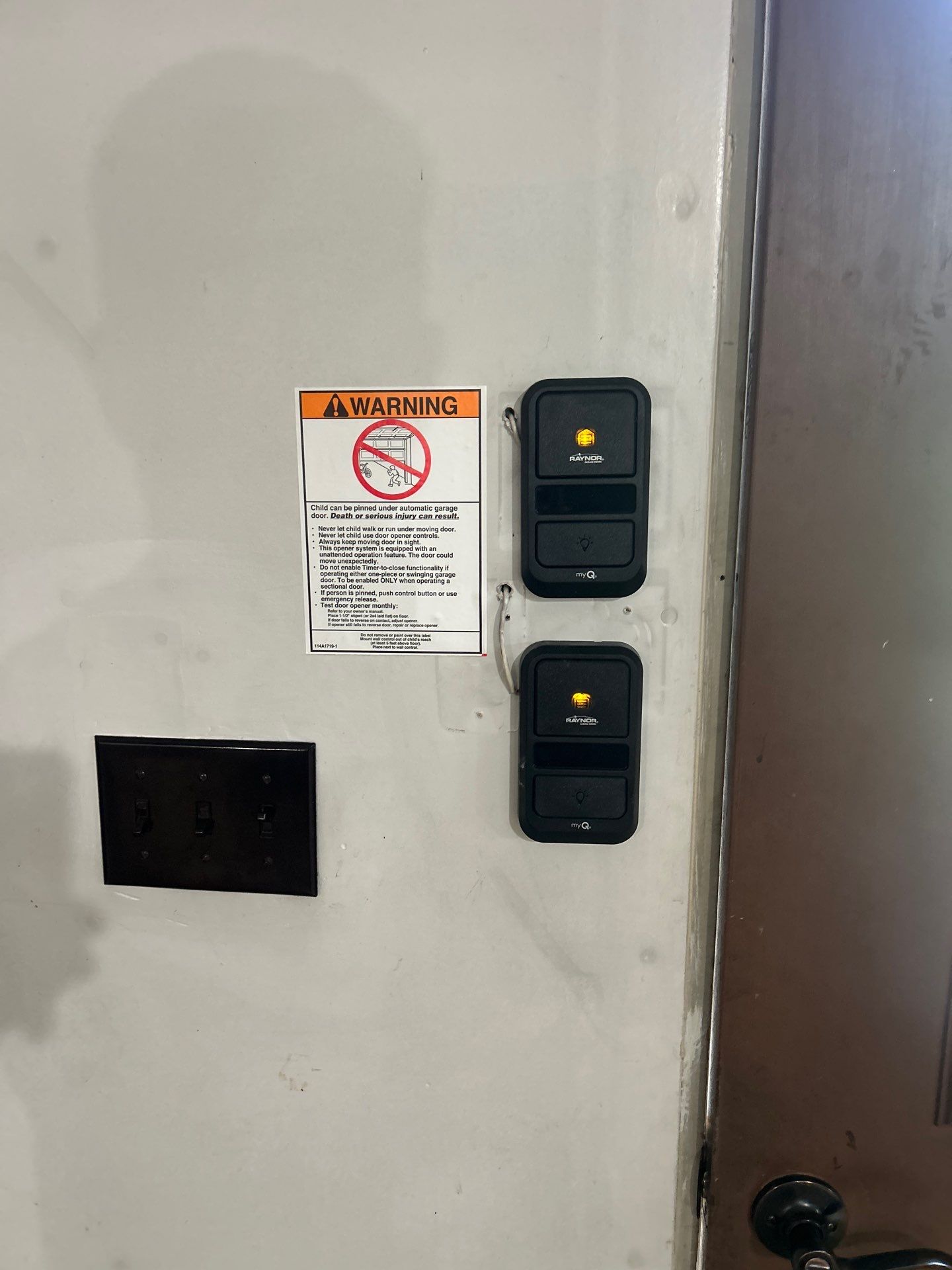 Door Installation using Raynor Encore Garage Door by Keene Door