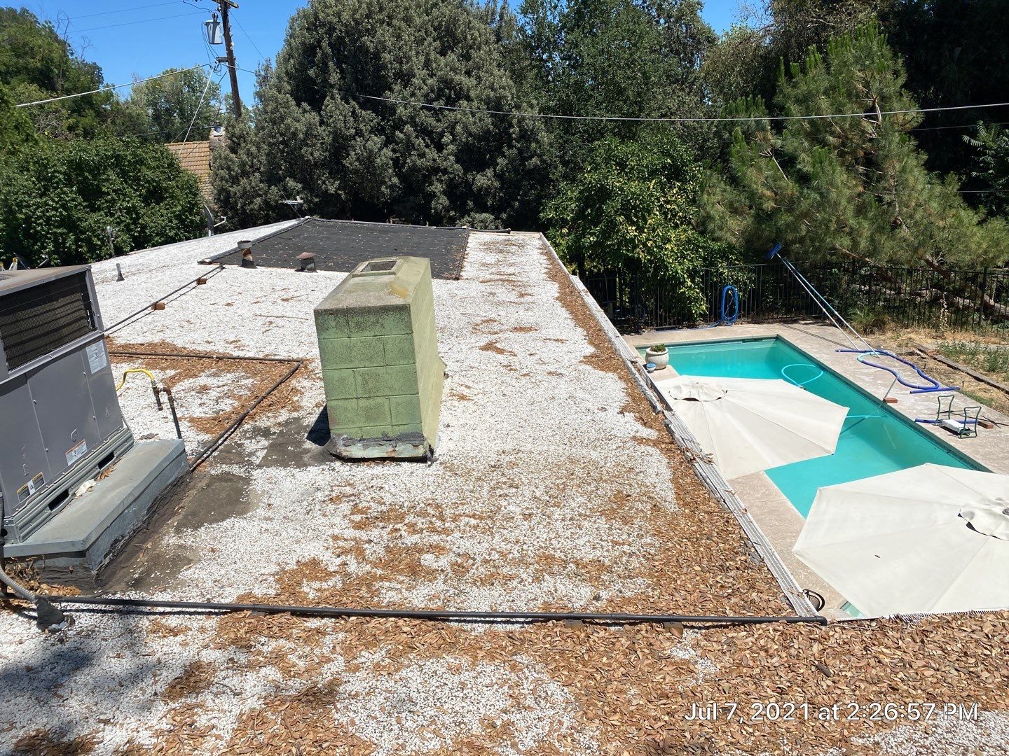 New spray insulation roof over tar and gravel with coatings by Straight Edge Roofing Inc