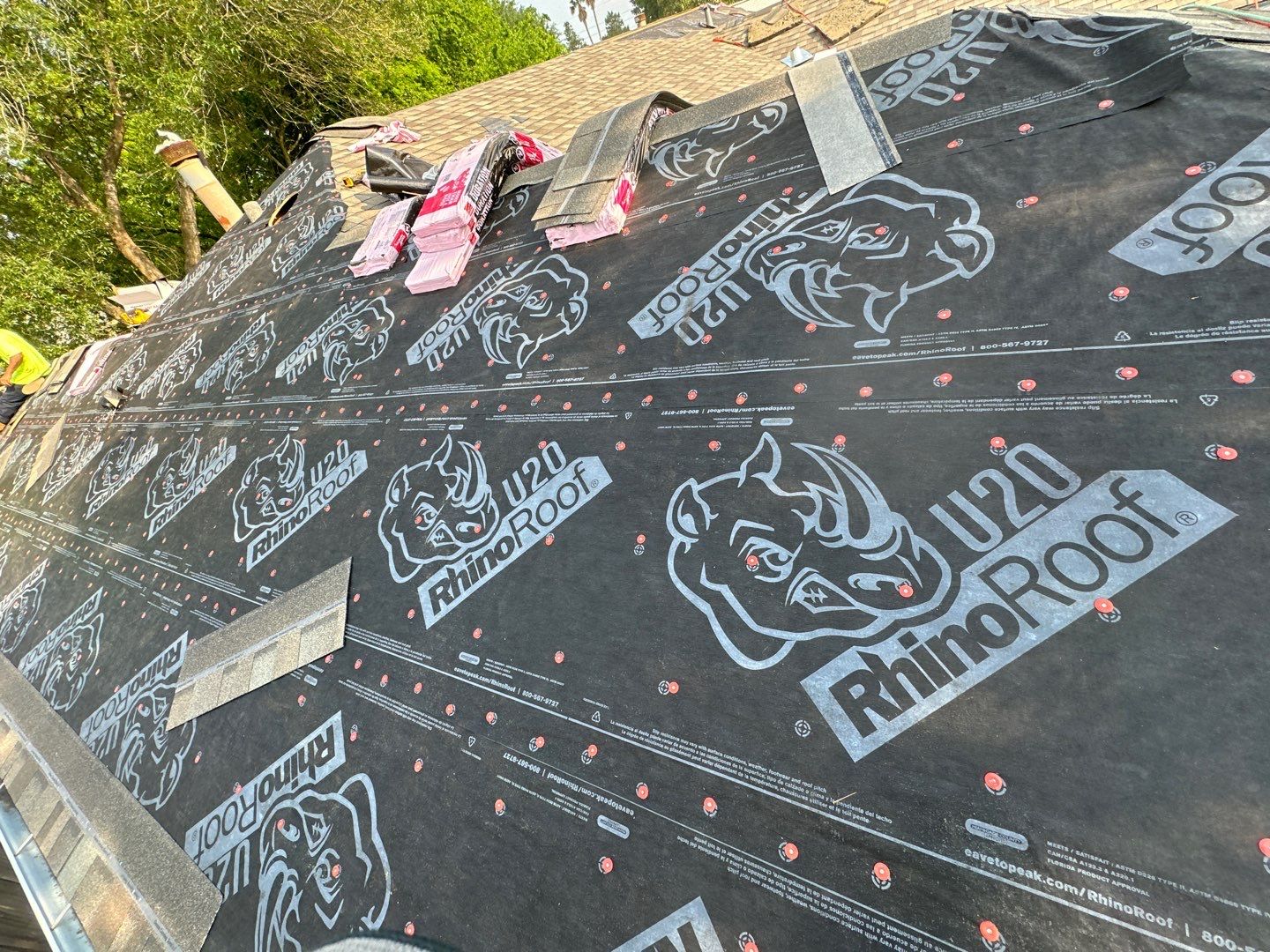 Residential Roofing Installation using Owen's Corning Duration (Lifetime) Shingles by Roof Repair Company
