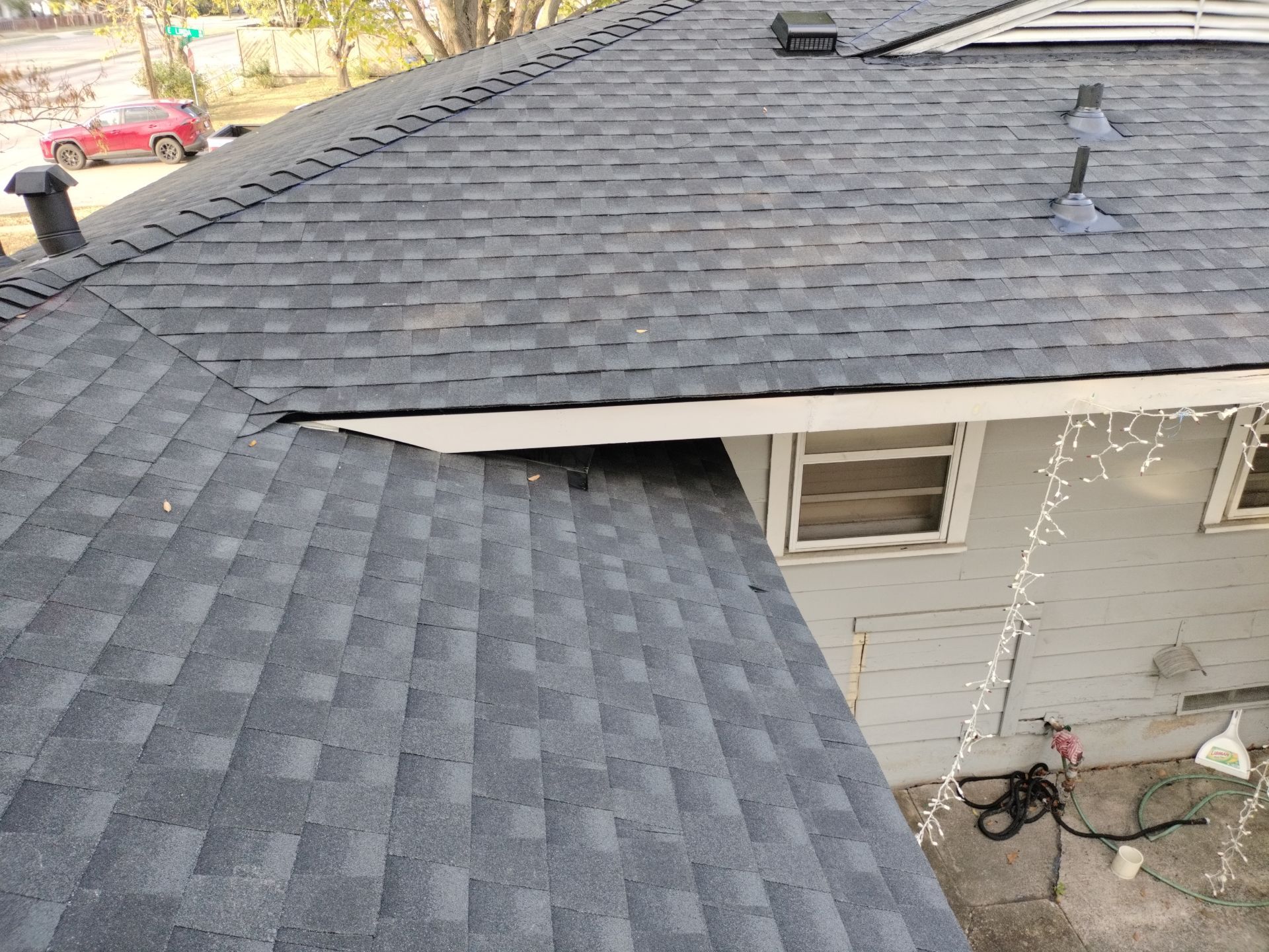 New Roof using GAF HDZ by V General Contractors 