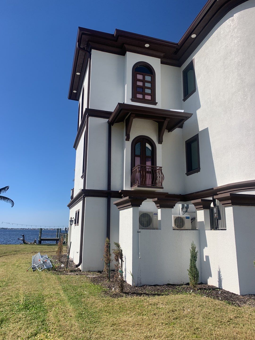 Brown Seamless Gutters using Royal Brown in Fort Myers FL by Gutter Professors