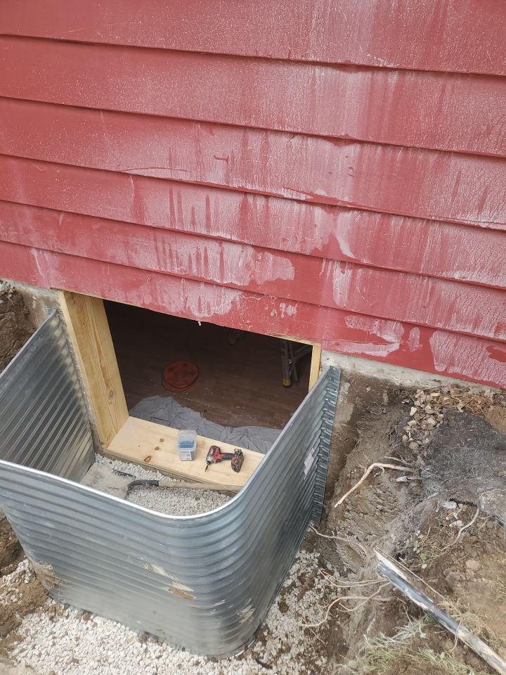 Egress Window using Provia Windows by Total Restoration Services