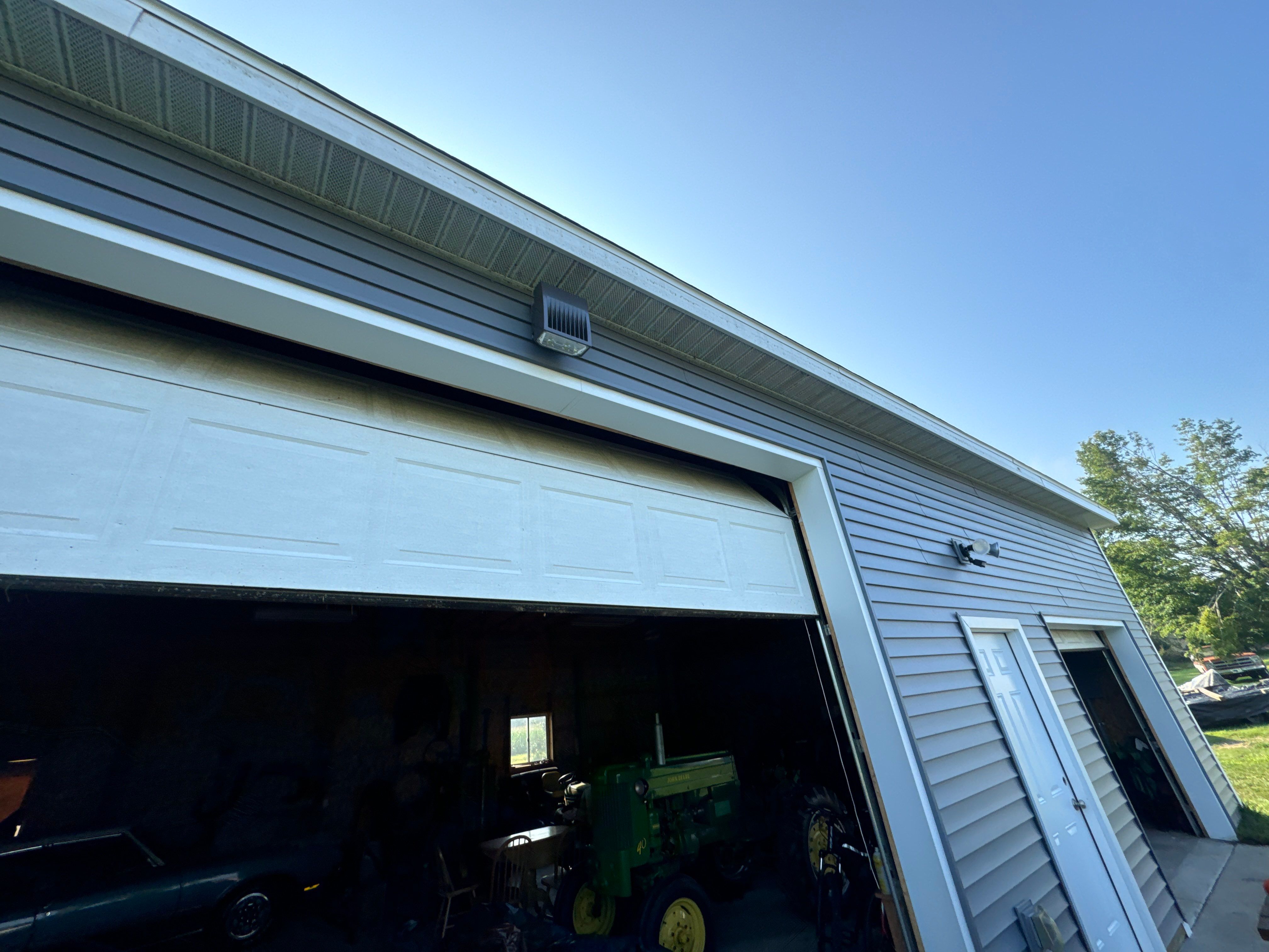 Storm Damage Repair on Barn. by 42 North Construction, LLC.