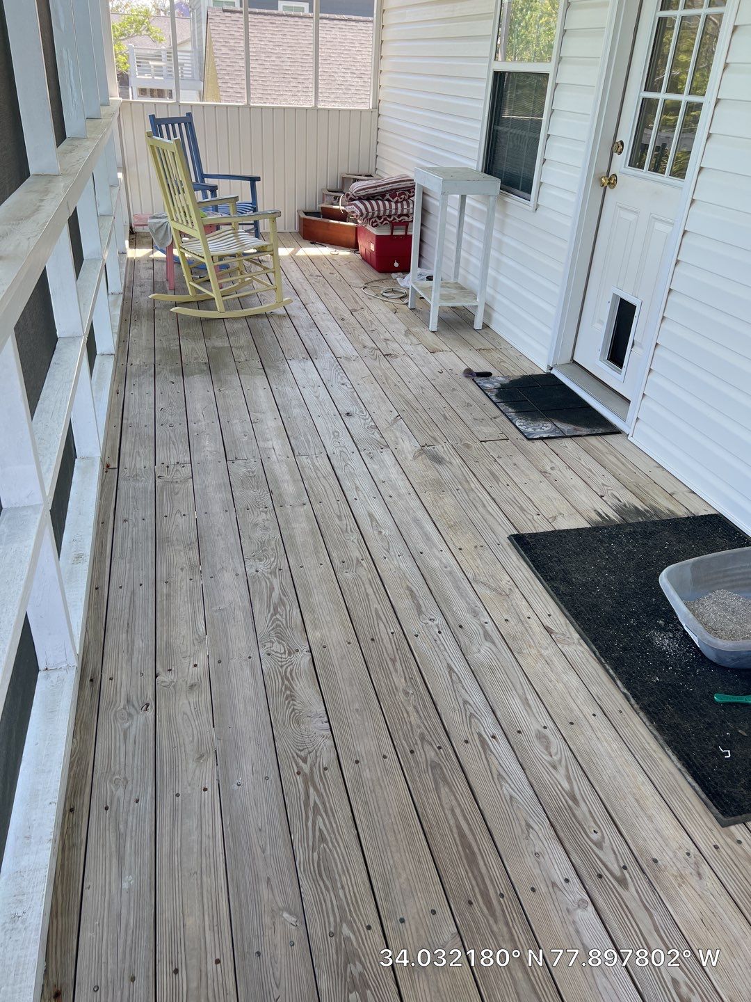 Weathered Deck using Wood Sealant by DuraSeal