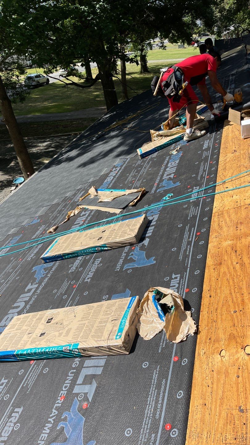 Roof replacement, gutters and interior repair by hail damage by Just Brilliant Restoration JBR