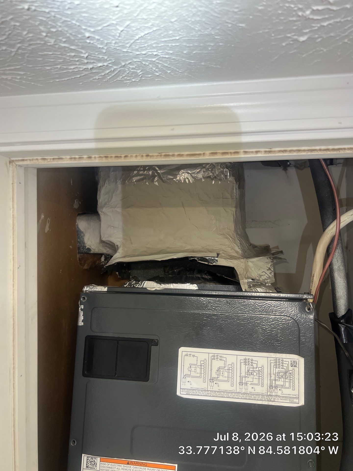HVAC Air Handler Repair and Ductwork Sealing in Austell by Veasey Mechanical Services