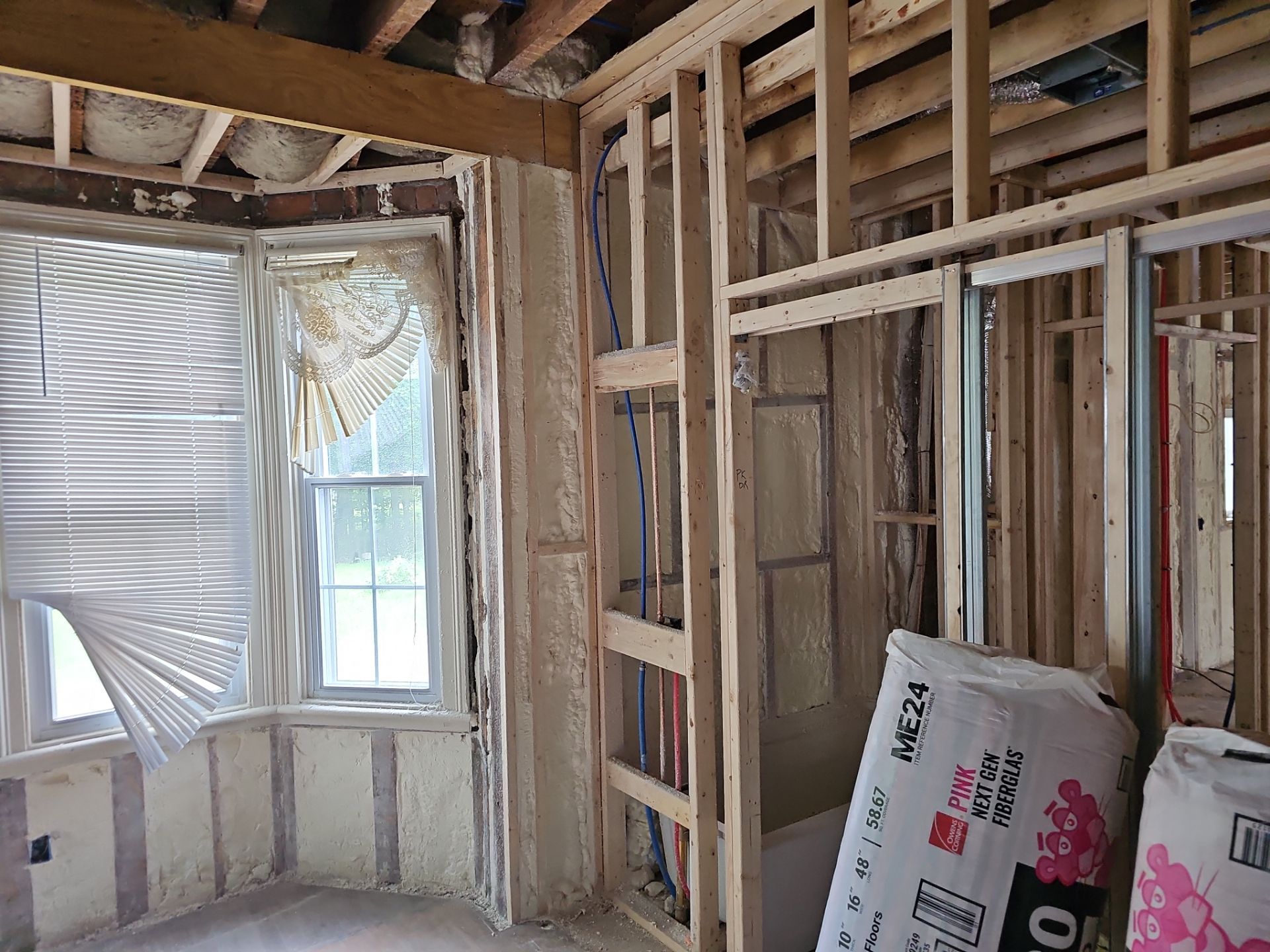 Home Remodel using Closed Cell Spray Foam by NYS Foam & Energy
