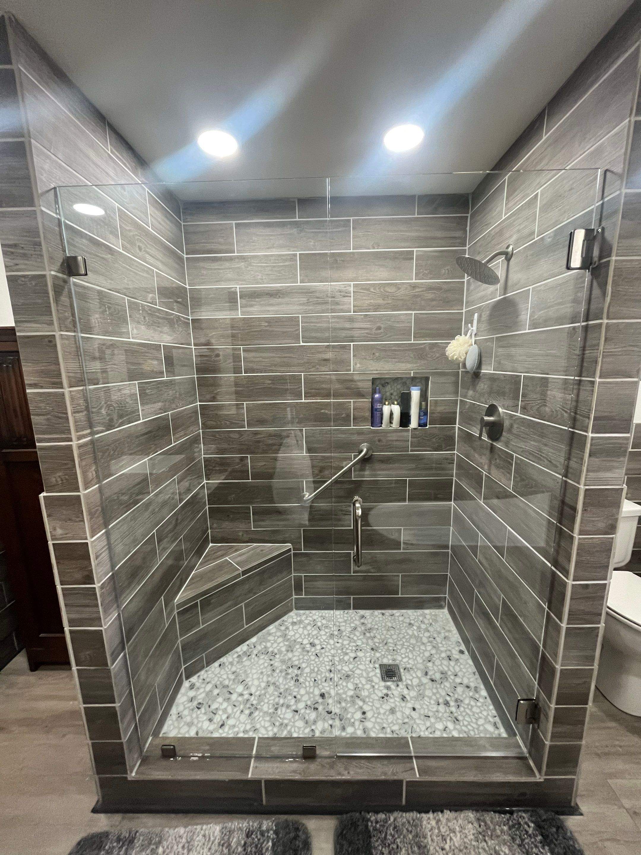 Shower Pictures by Custom Glass Service