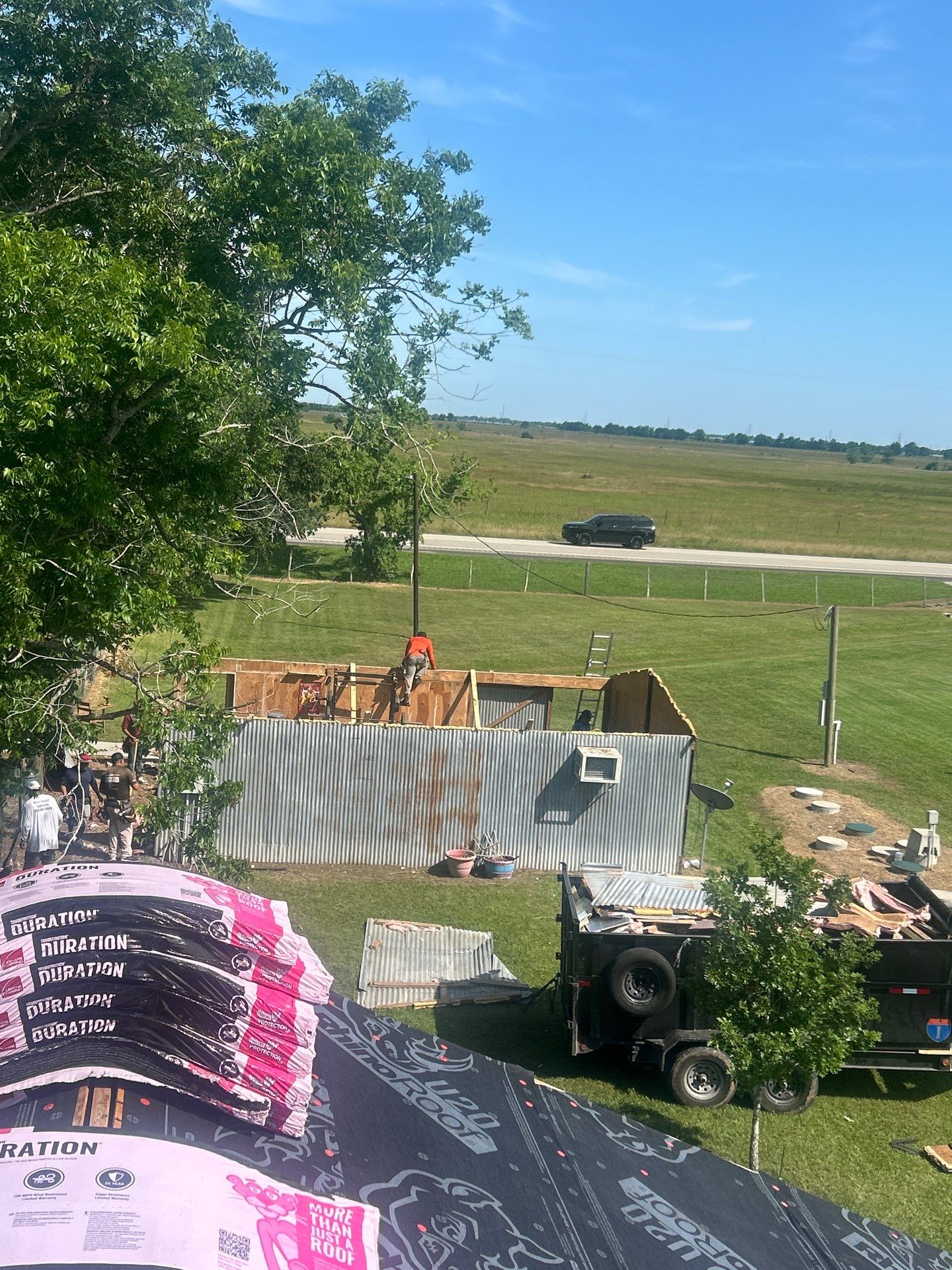 Residential Roofing Installation using Metal by Roof Repair Company
