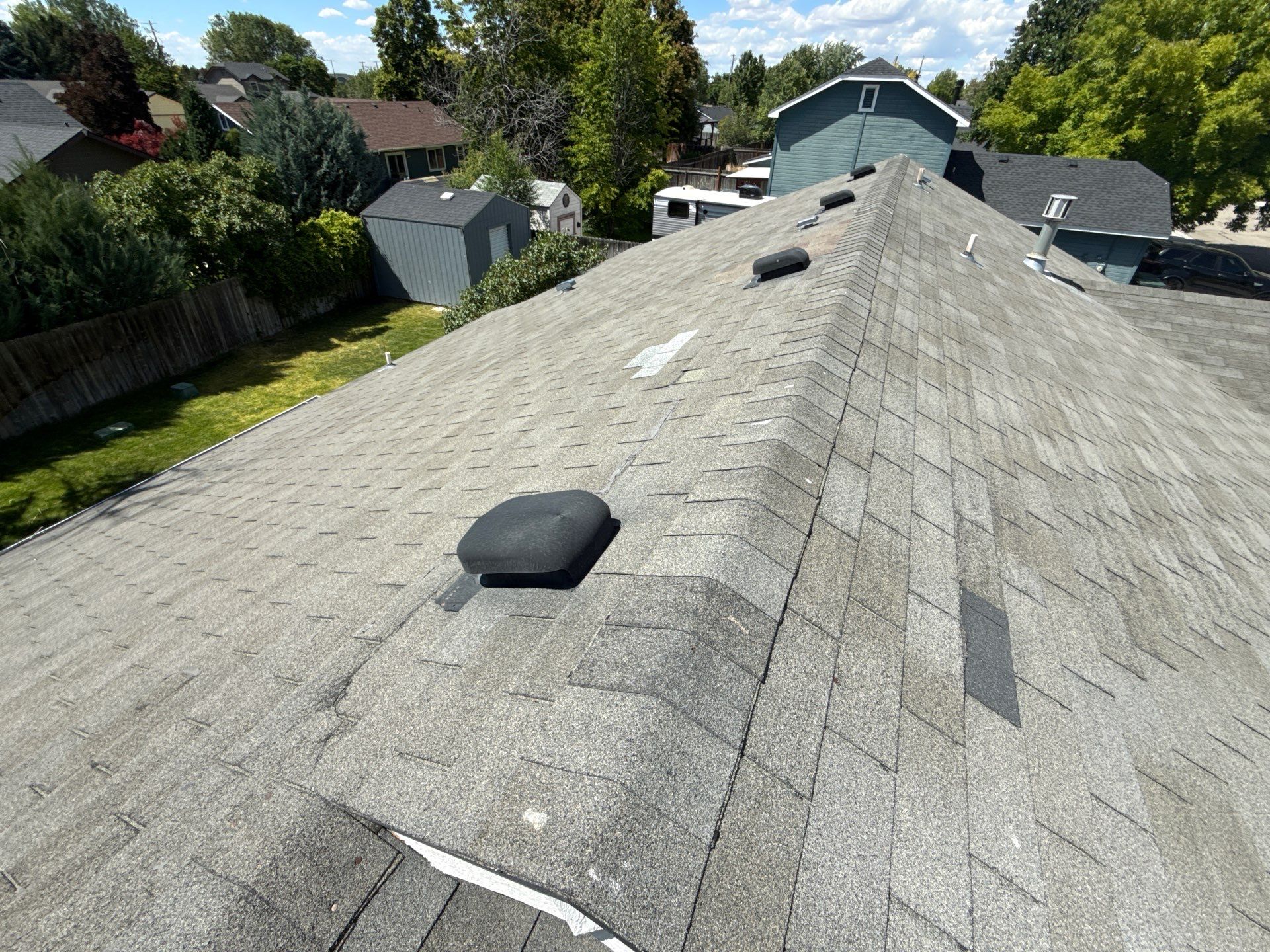 Kuna Residential Roof Replacement Featuring Gray Architectural Shingles by Olive Roofing