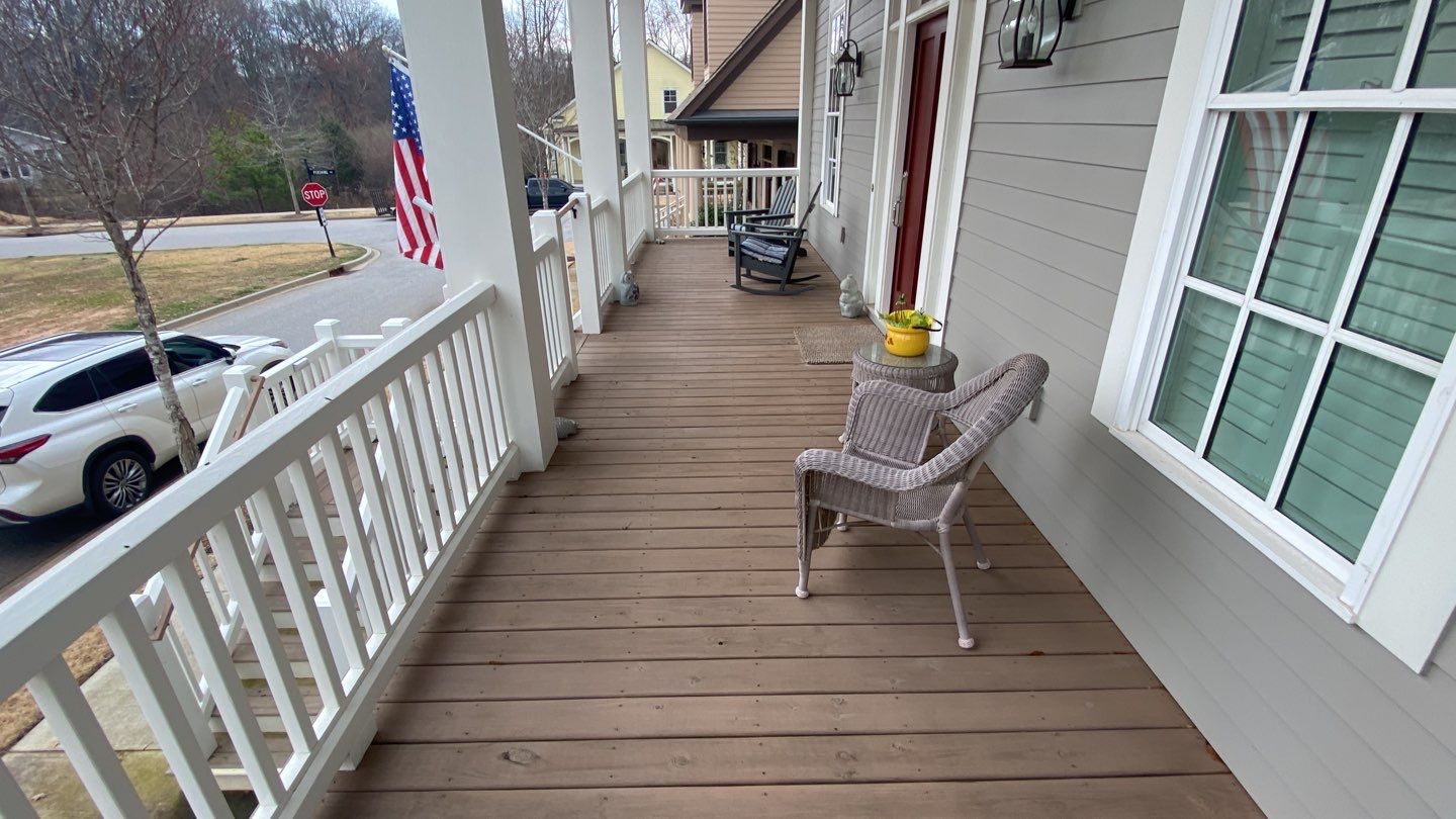 Coated Deck using Wood Sealant by DuraSeal