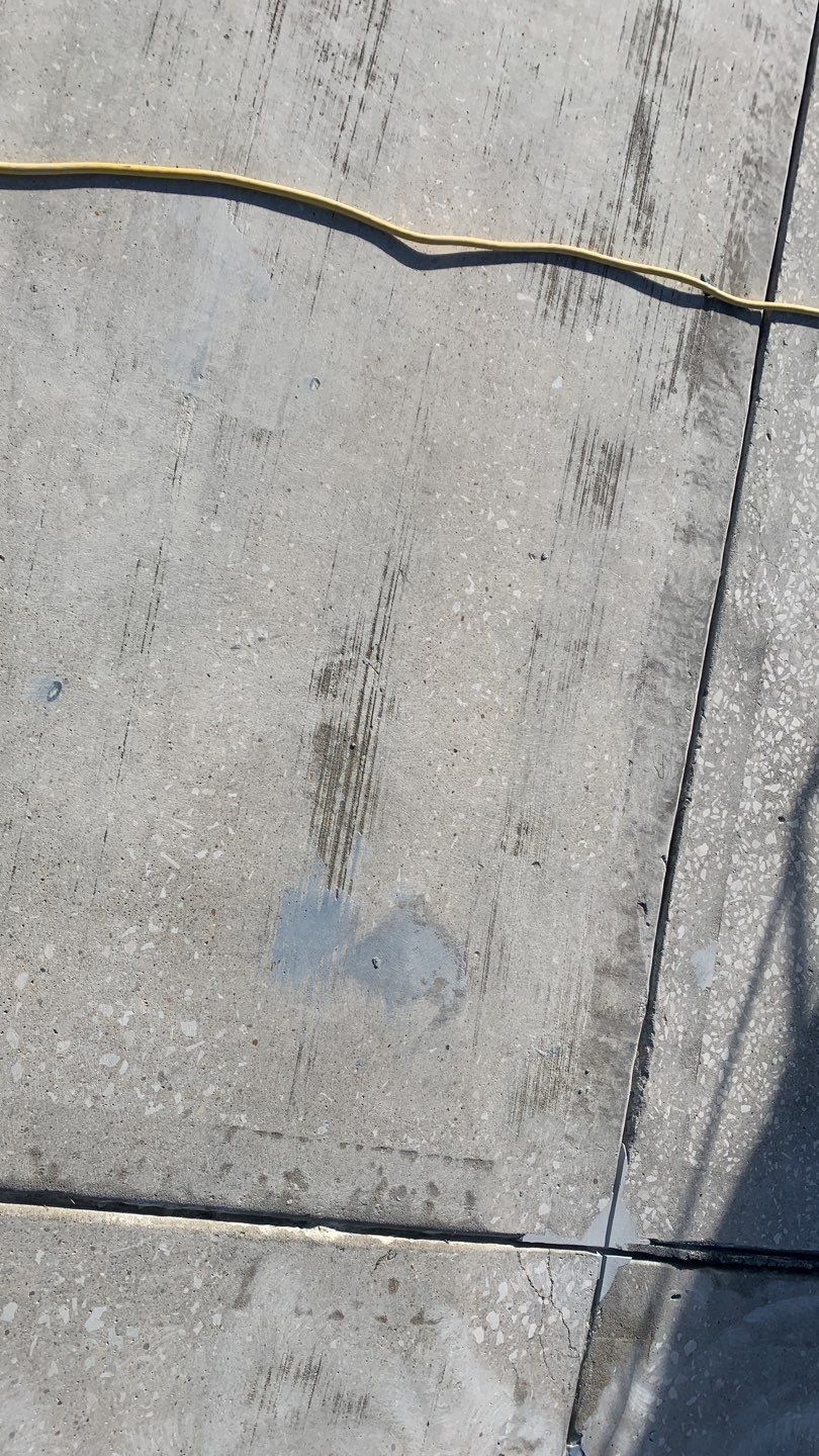 Driveway using Slate Stone by Select Painting, Coatings & Garage Cabinets