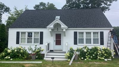 Siding Renewal with Monogram D/4 x 12'6" Clapboard, White