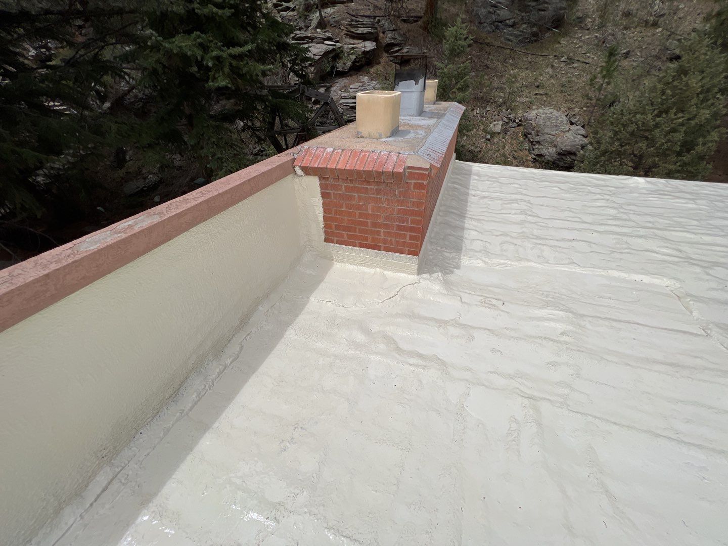 Commercial Roofing Installation using CASTAGRA ECODUR COATING by A to Z Roofing