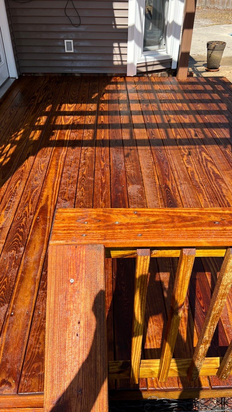 Weathered Deck using Wood Sealant by DuraSeal