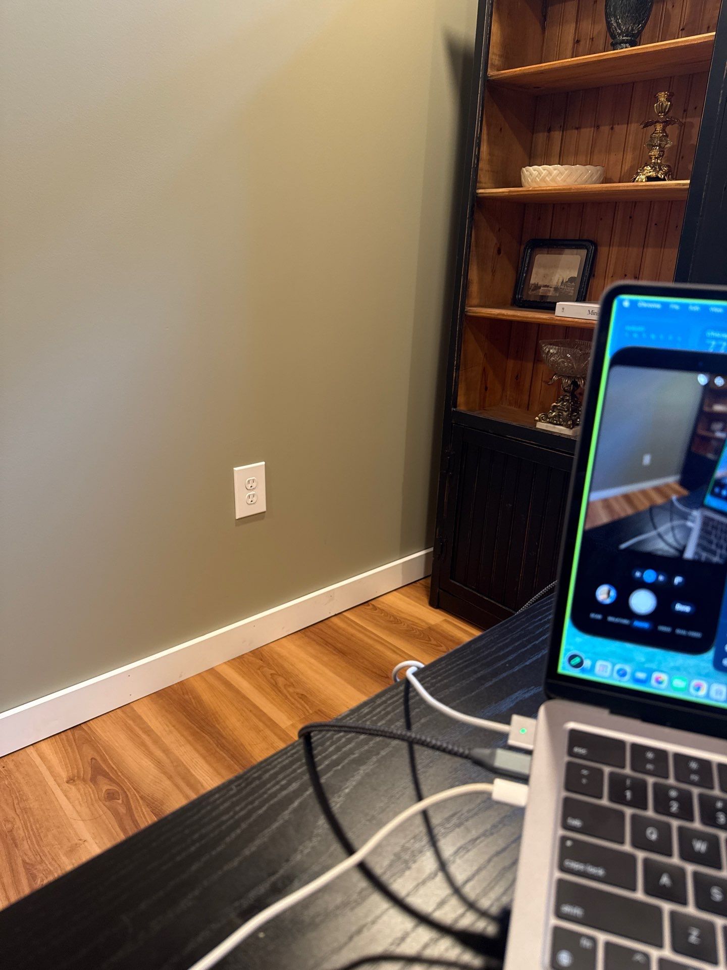 Home Office Renovation with Wood-Look Flooring in Lincoln by CompanyCam Sales Demo