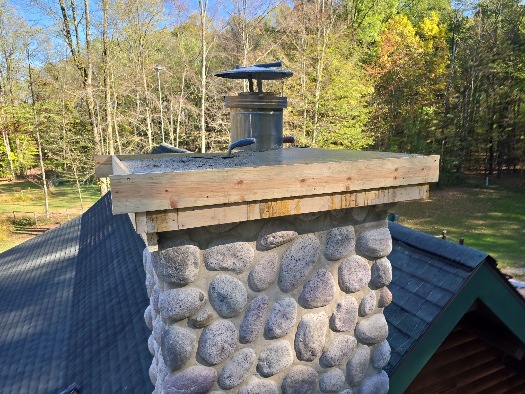 Chimney Rebuild by Pally Roofing