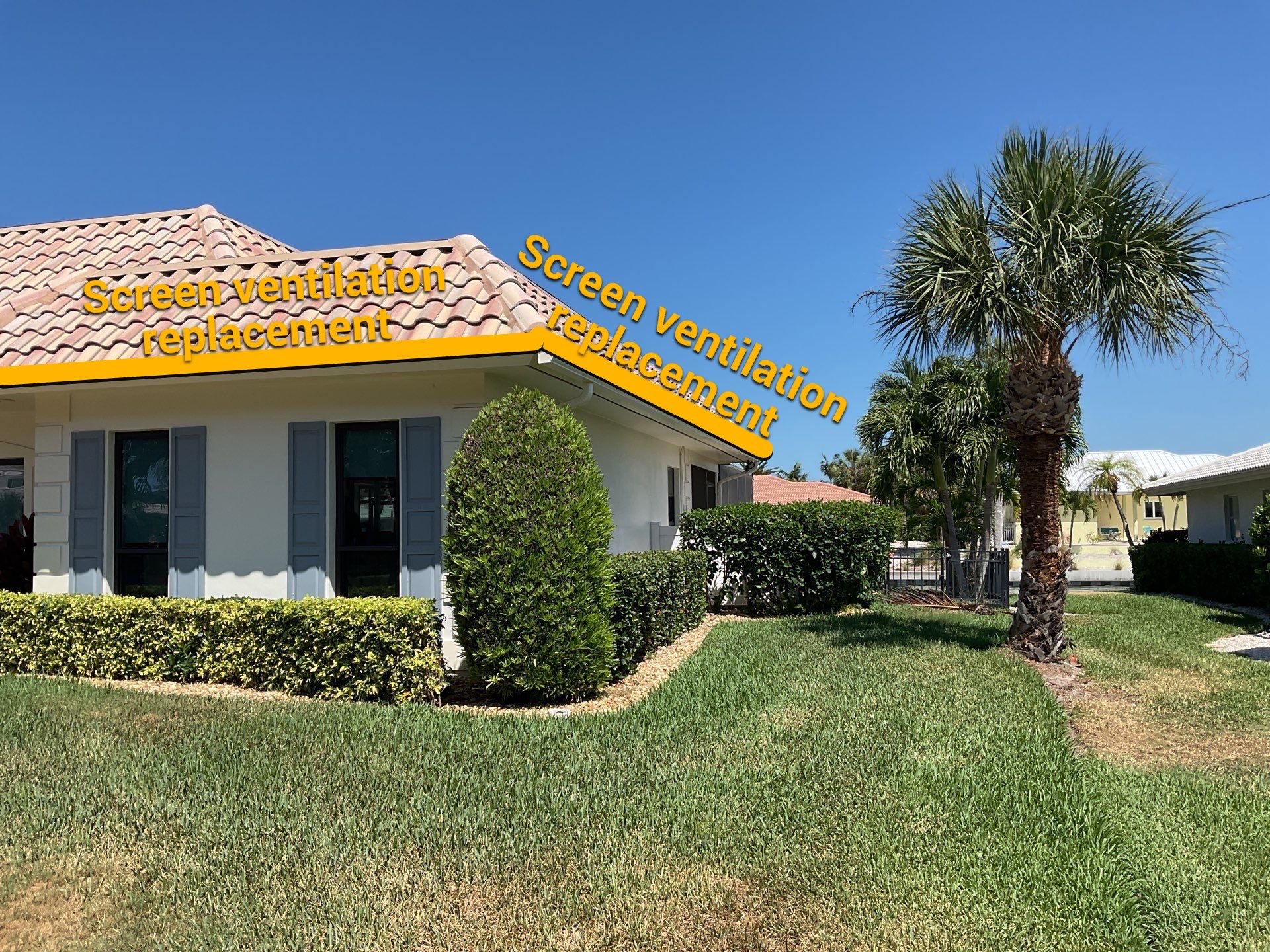 Ventilation Replacement Gutters in Longboat FL by Gutter Professors