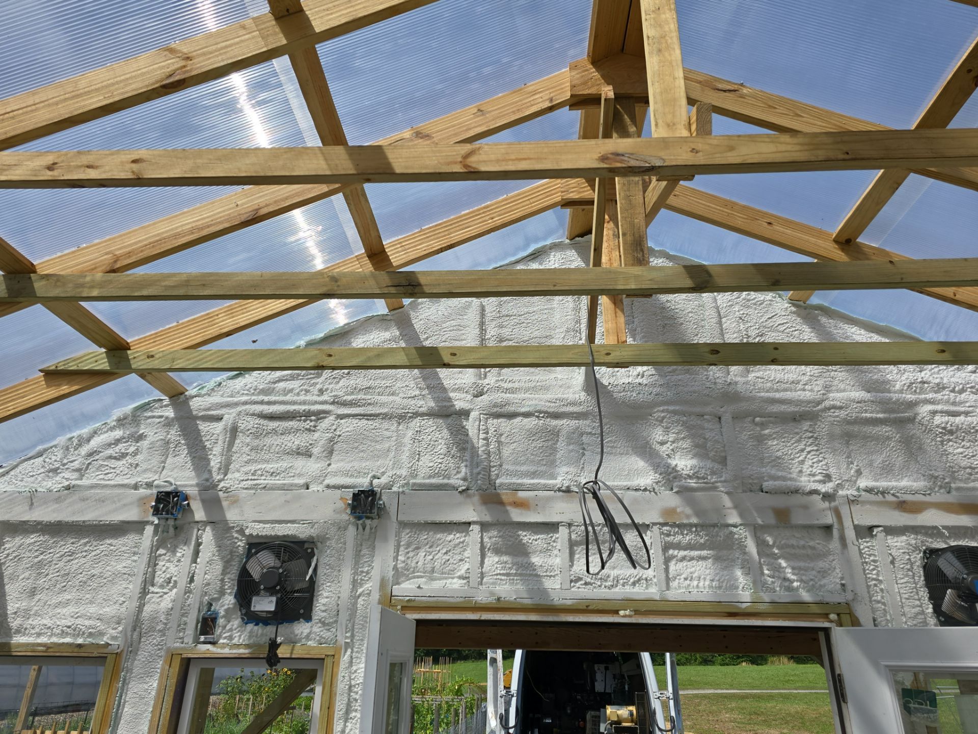New Construction using Closed Cell Spray Foam by NYS Foam & Energy