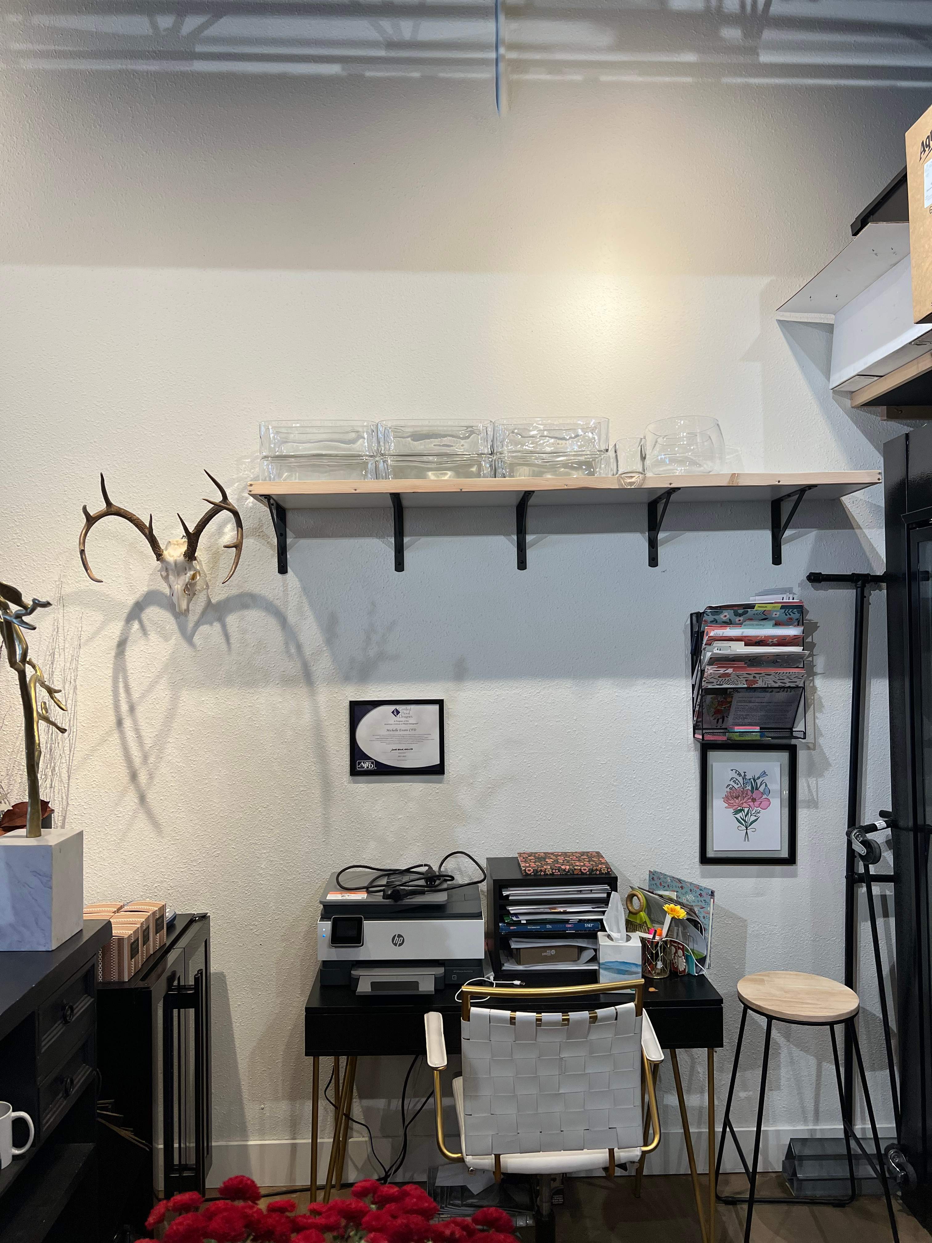 Handyman Work using custom shelving by Gold Peak Property Management
