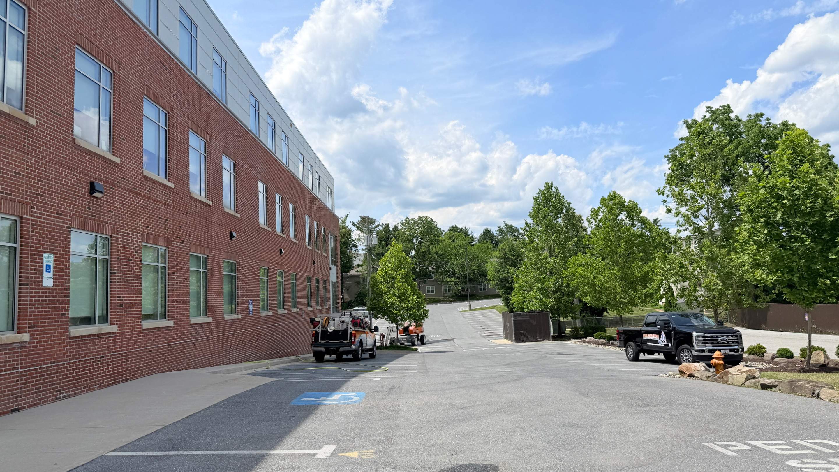Commercial Building Washing and Exterior Cleaning in Catonsville by Baltimore Pressure Washers Inc.