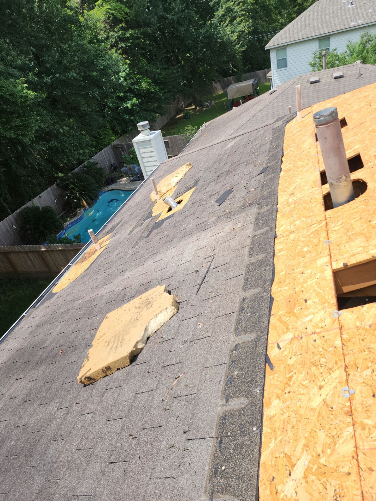 Residential Roofing Repair using Owen's Corning Duration (Lifetime) Shingles by Roof Repair Company