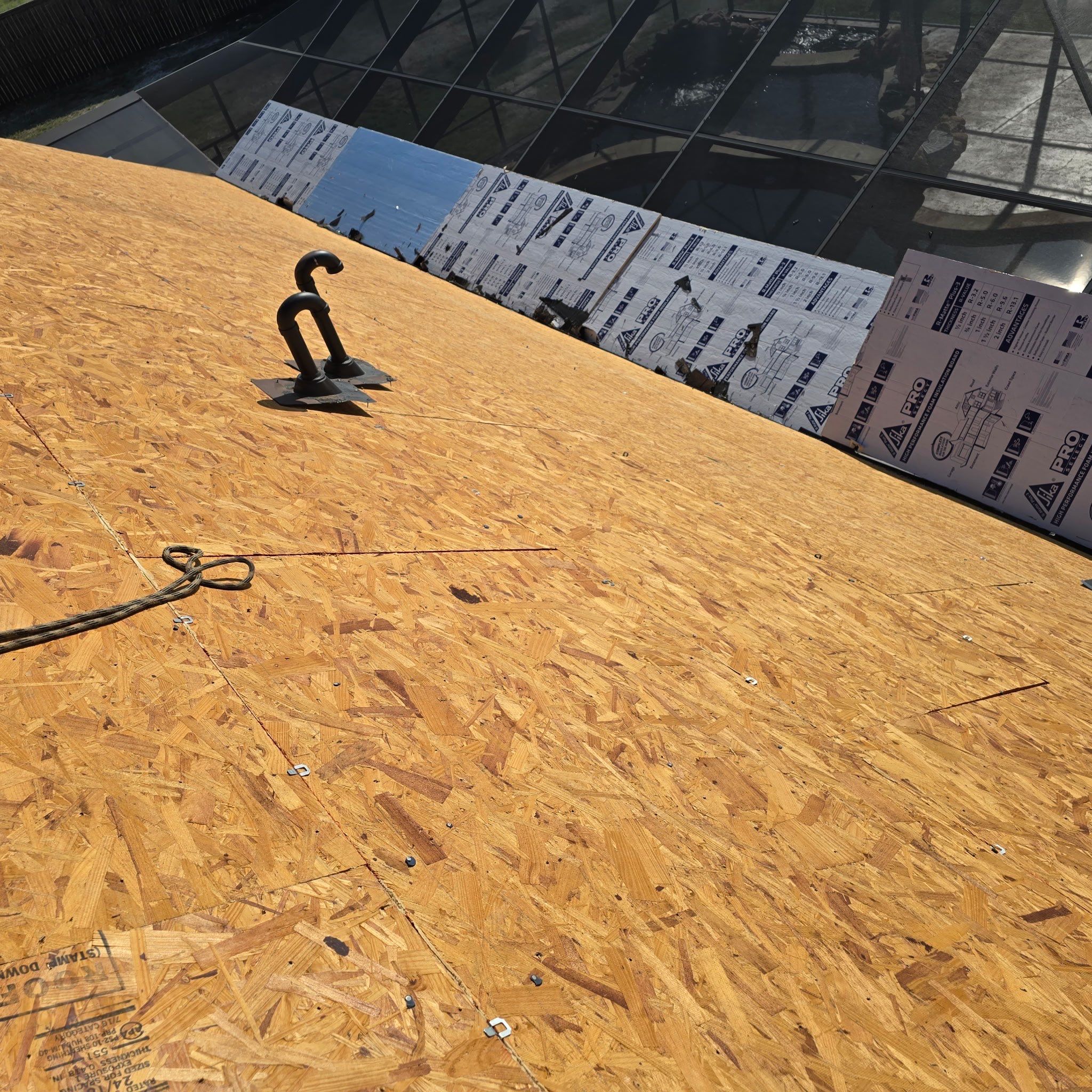 Residential Roofing Installation using CertainTeed Landmark ClimateFlex Shingles by Harvey Roofing & Construction