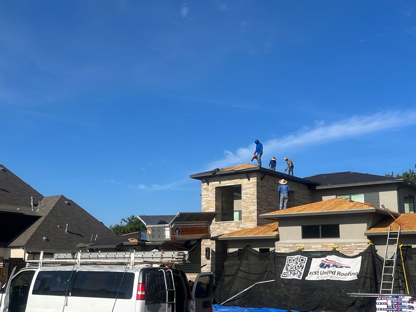 Colleyville Estate Re-Roof Project by First United Roofing & Construction