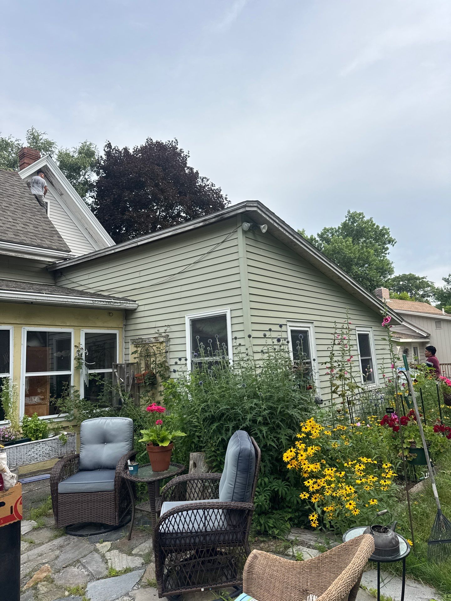 Full Exterior Residential Painting and Porch Refinishing in Augusta by Picture Perfect Pro Painting