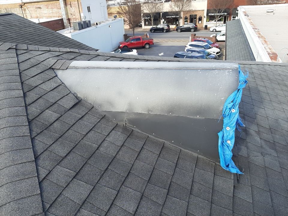 Commercial Roof Repair - Marietta Square by Georgia Roof Advisors