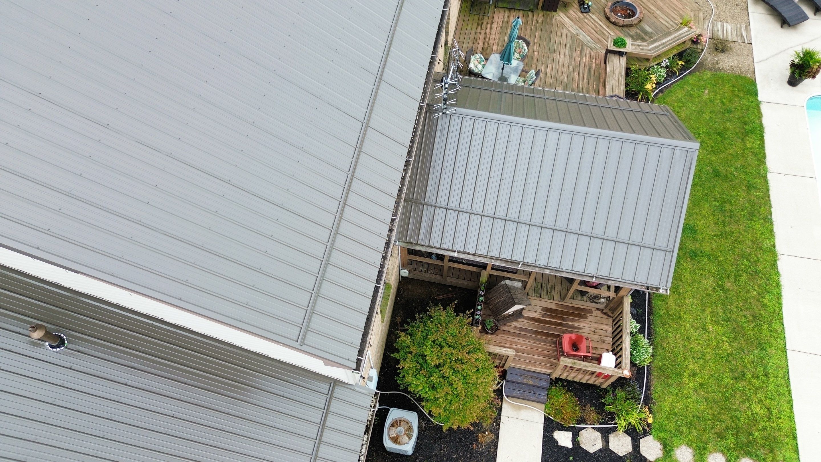 Residential Roofing Installation using Performance Panel Metal - Burnished Slate by RoofX 