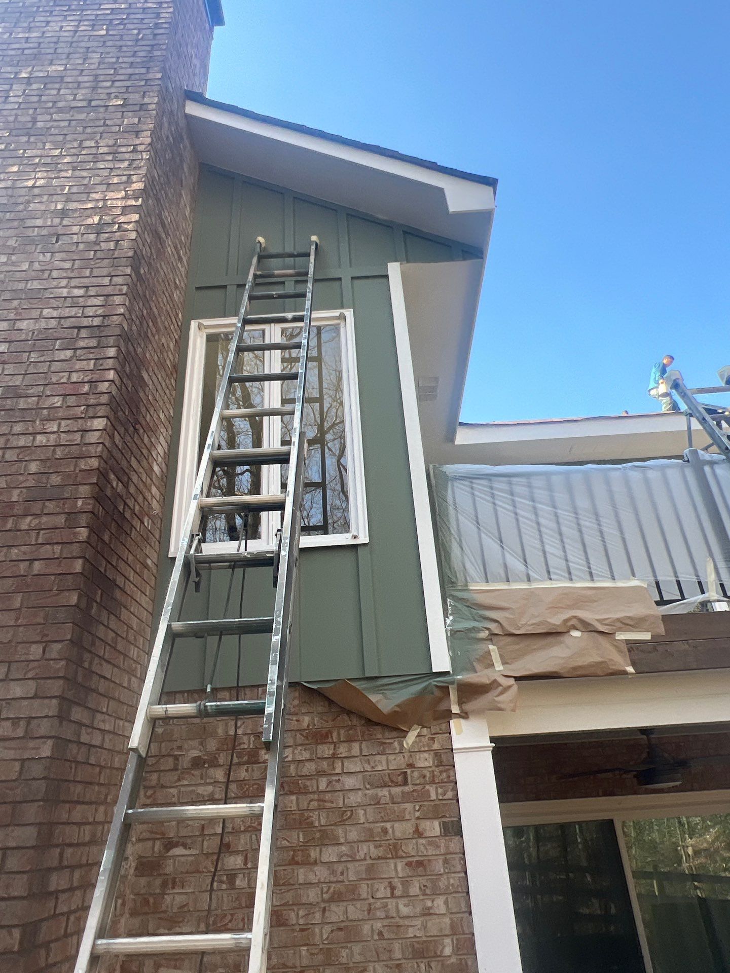 Siding, Gutter, and Replacement with Exterior Painting on 1974 Built Home in Roswell, GA by Nelson Exteriors 