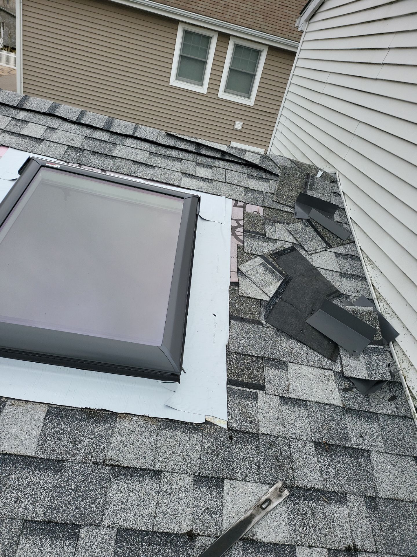 Residential Roofing Installation using Owens Corning TruDefinition Duration Sierra Gray by A Plus Exterior