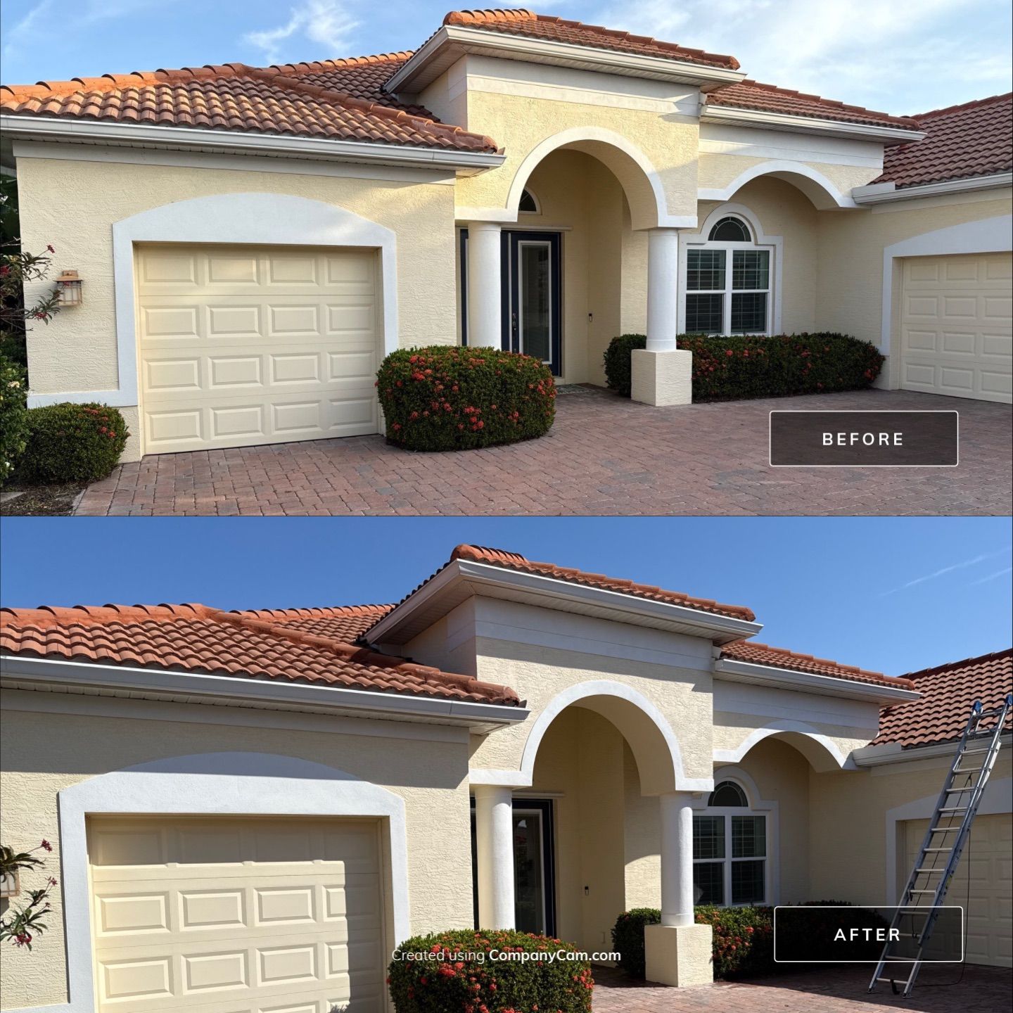 Roof Cleaning & Gutter Brightening | The Inlets Community | Manatee River | Bradenton, FL by Sunshine AquaWash