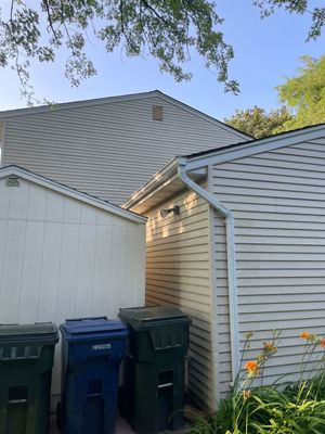 Turtle Shell gutter protection installation in Naperville, IL 60540, photograph 3