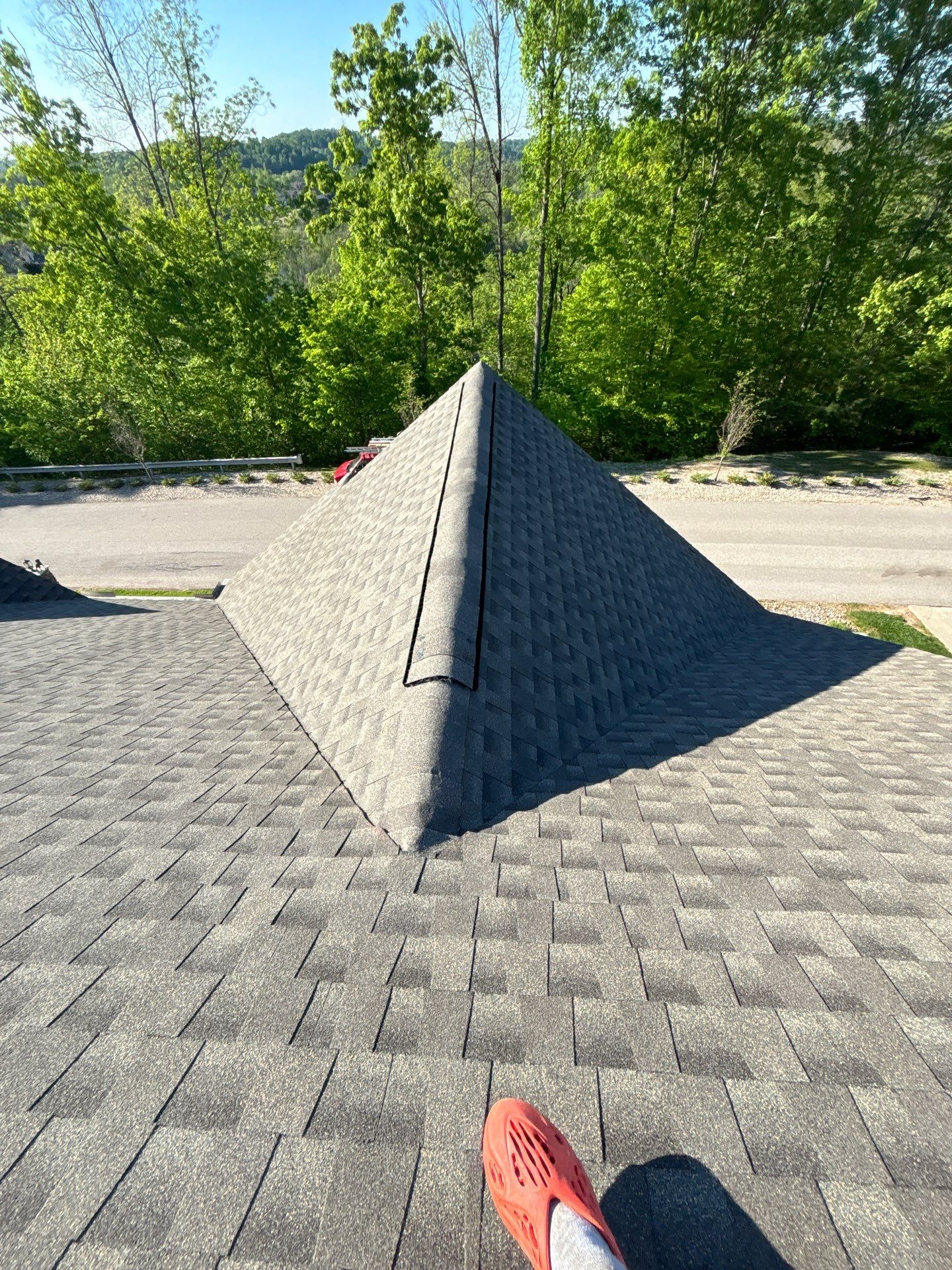 Residential Roofing Installation using GAF Timberline HDZ Weatherer Wood by Rainstoppers Roofing
