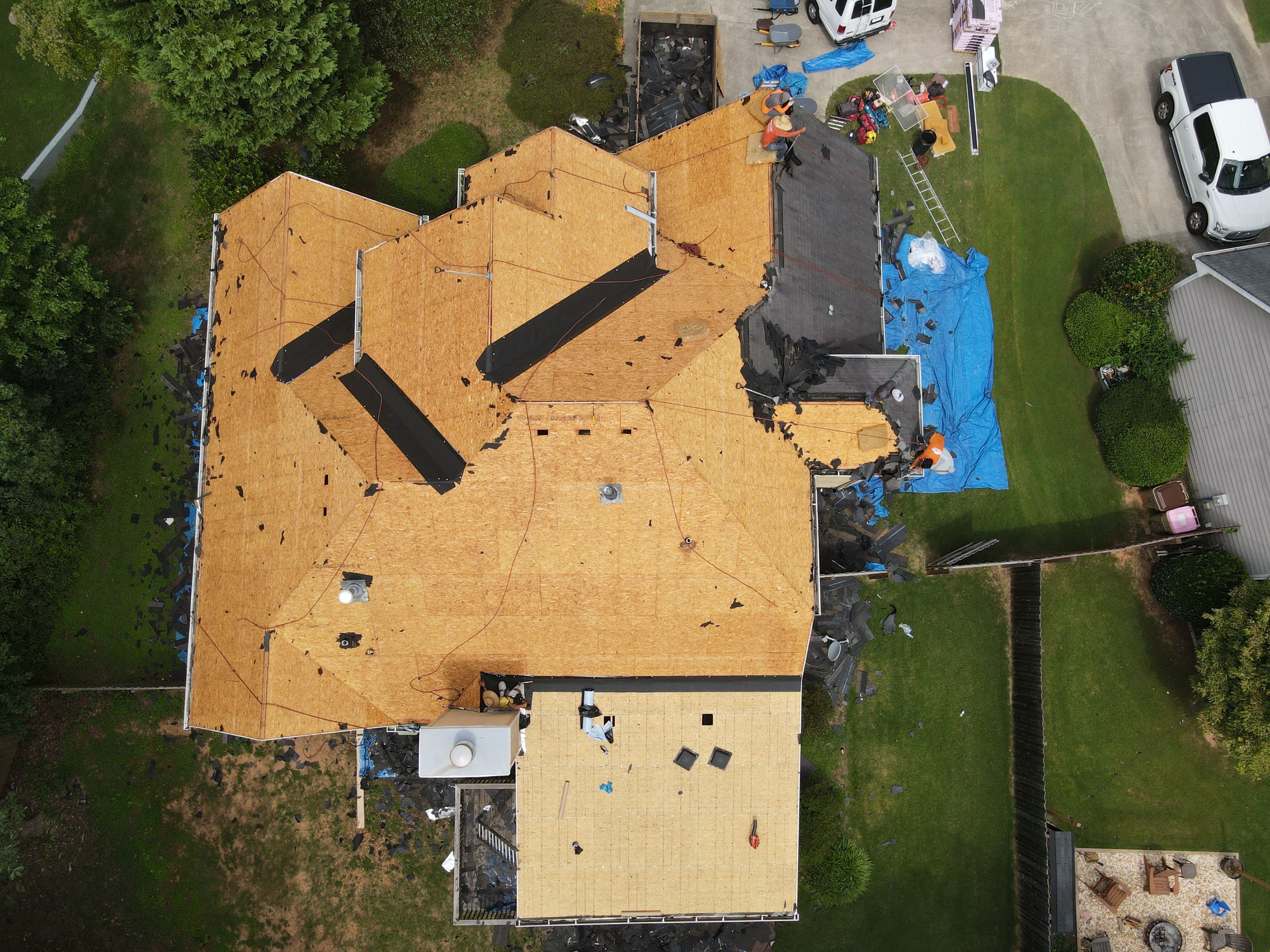 Residential Roofing Installation using Owens Corning by Inspector Roofing and Restoration