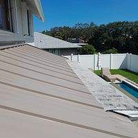 24ga 1" Nail-Strip Buckskin  by Total Roofing System The Metal Roof Experts