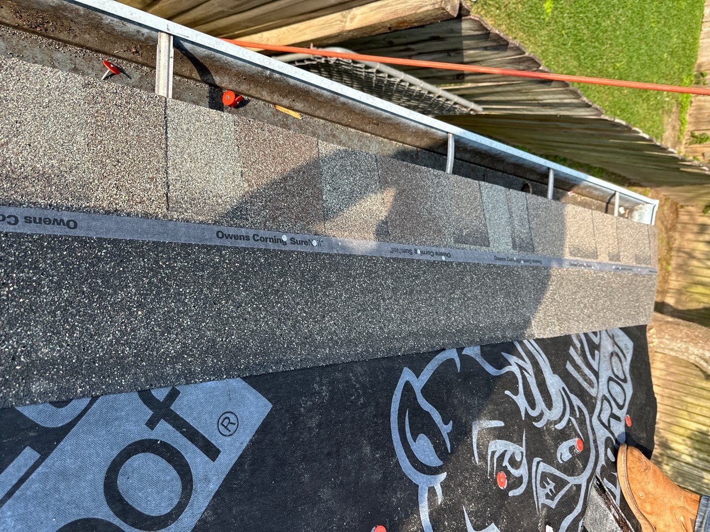 Residential Roofing Installation using Owen's Corning Duration (Lifetime) Shingles by Roof Repair Company