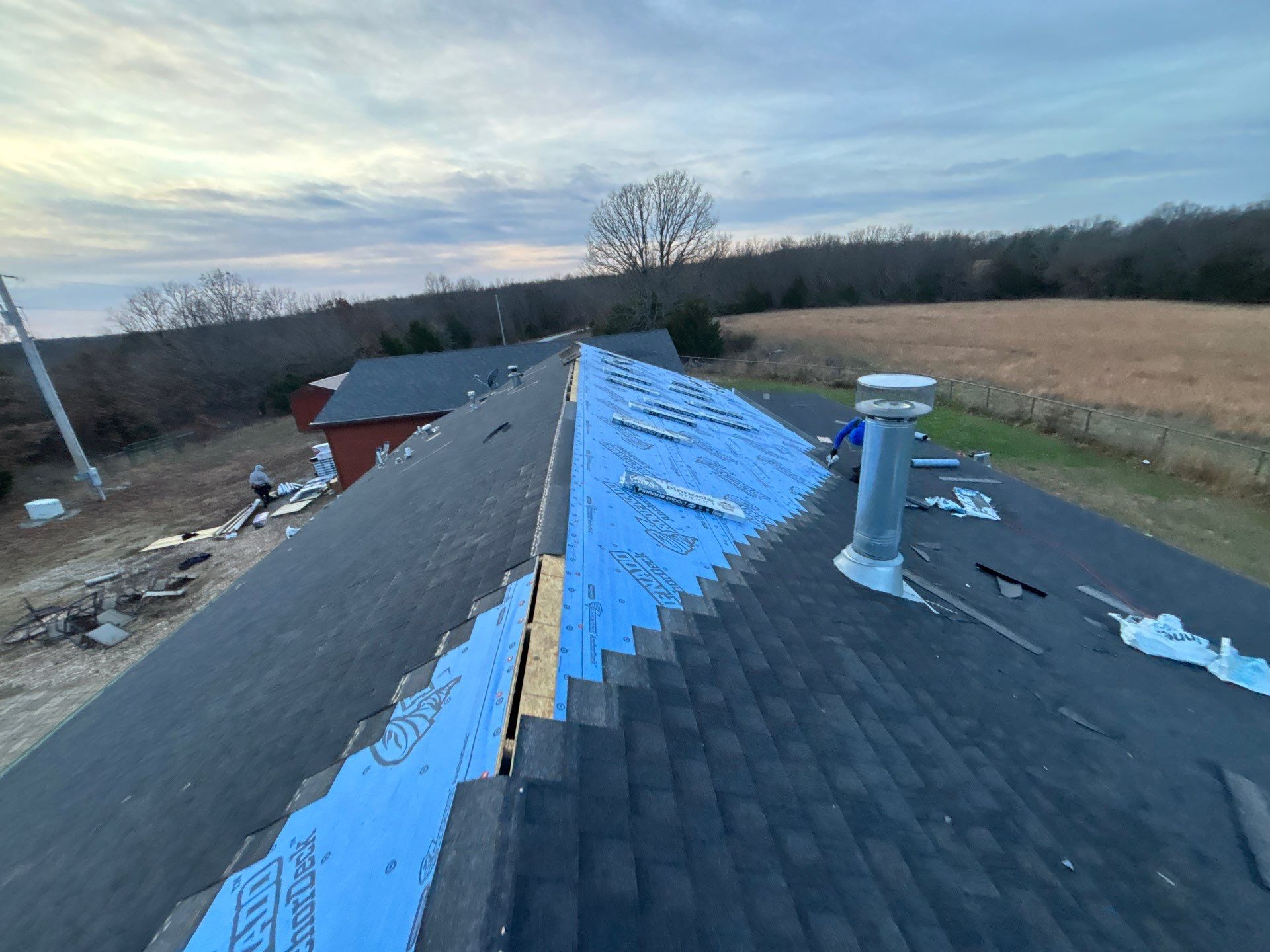 Residential Roof & Gutters Guards Install  by Titan Commercial & Residential Roofing 
