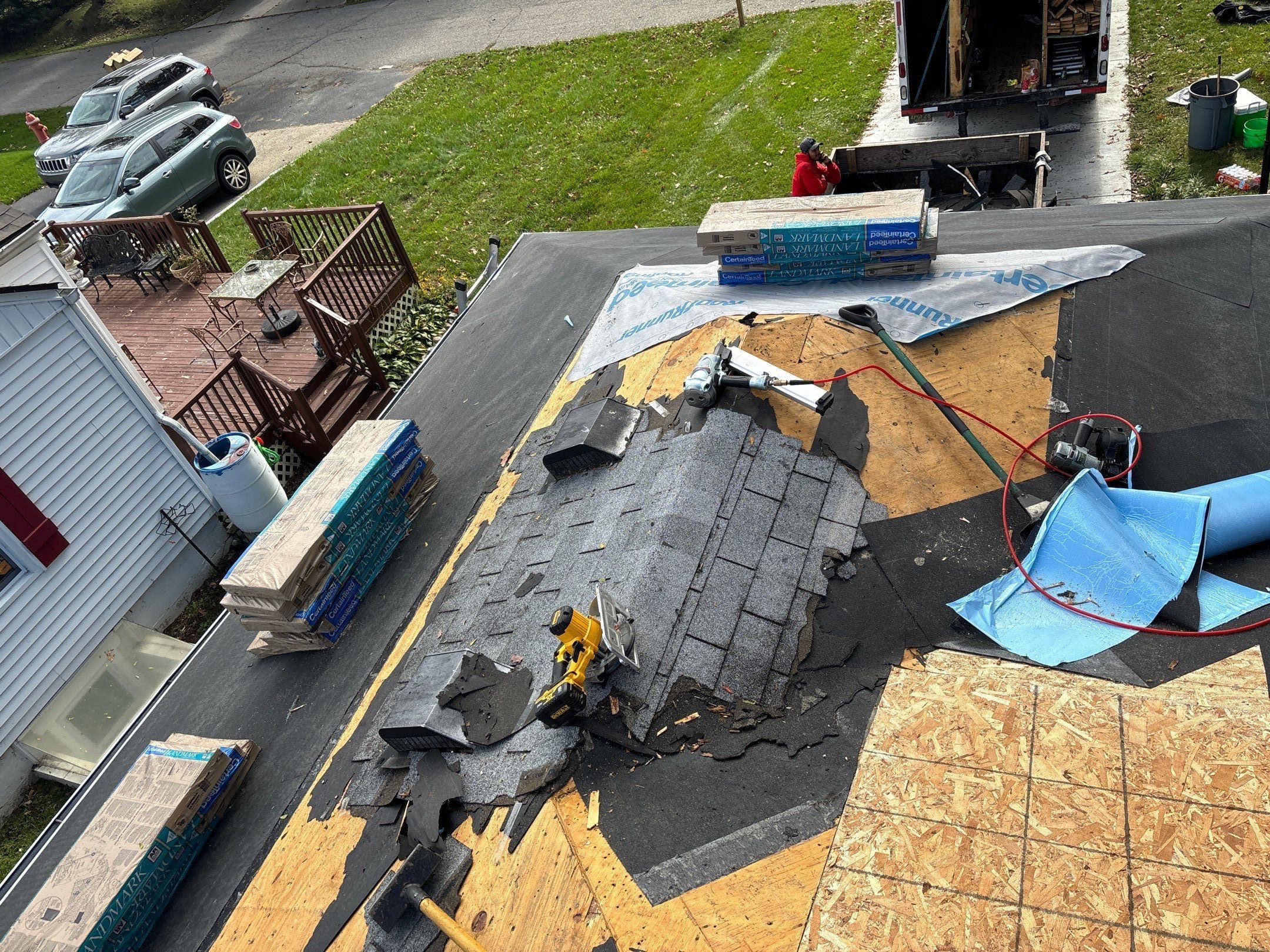 Roof Replacement using CertainTeed Landmark by 180 Contractors