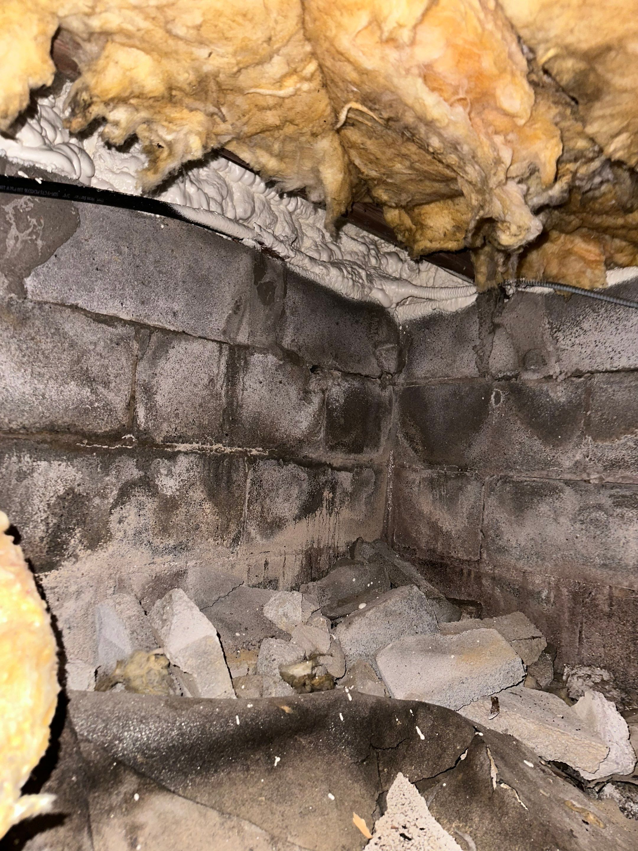 Exterior Installation using Closed Cell Spray Foam by NYS Foam & Energy