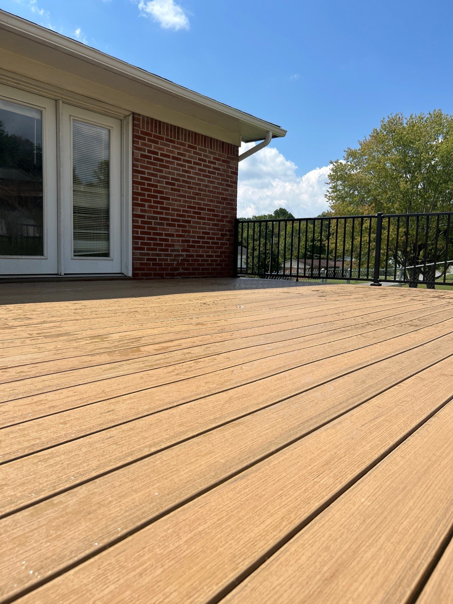Composite Deck Replacement and Metal Railing Installation in Beckley by Walnut Hollow Decks & Outdoor Living