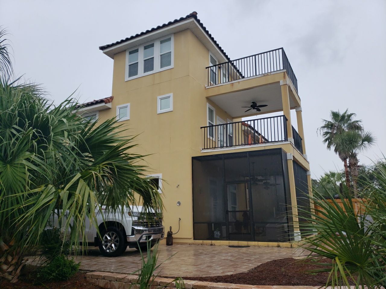 Three-Story Home Gutter Installation using K-Style Seamless Gutters by Gutter Professors