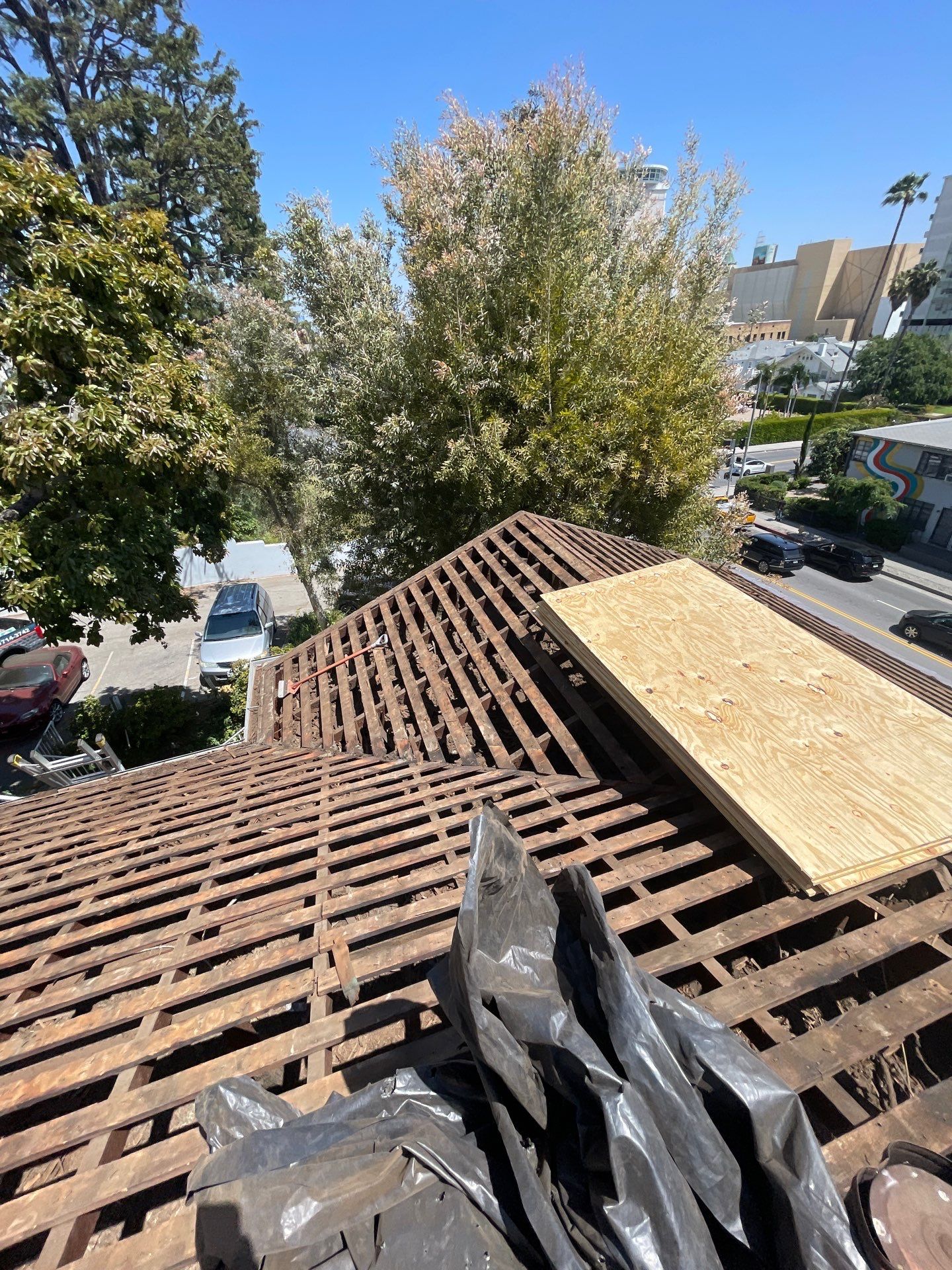 Roof Replacement at the Magic Castle Hotel- Los Angeles, CA 90028 by Epic Roof Replacement