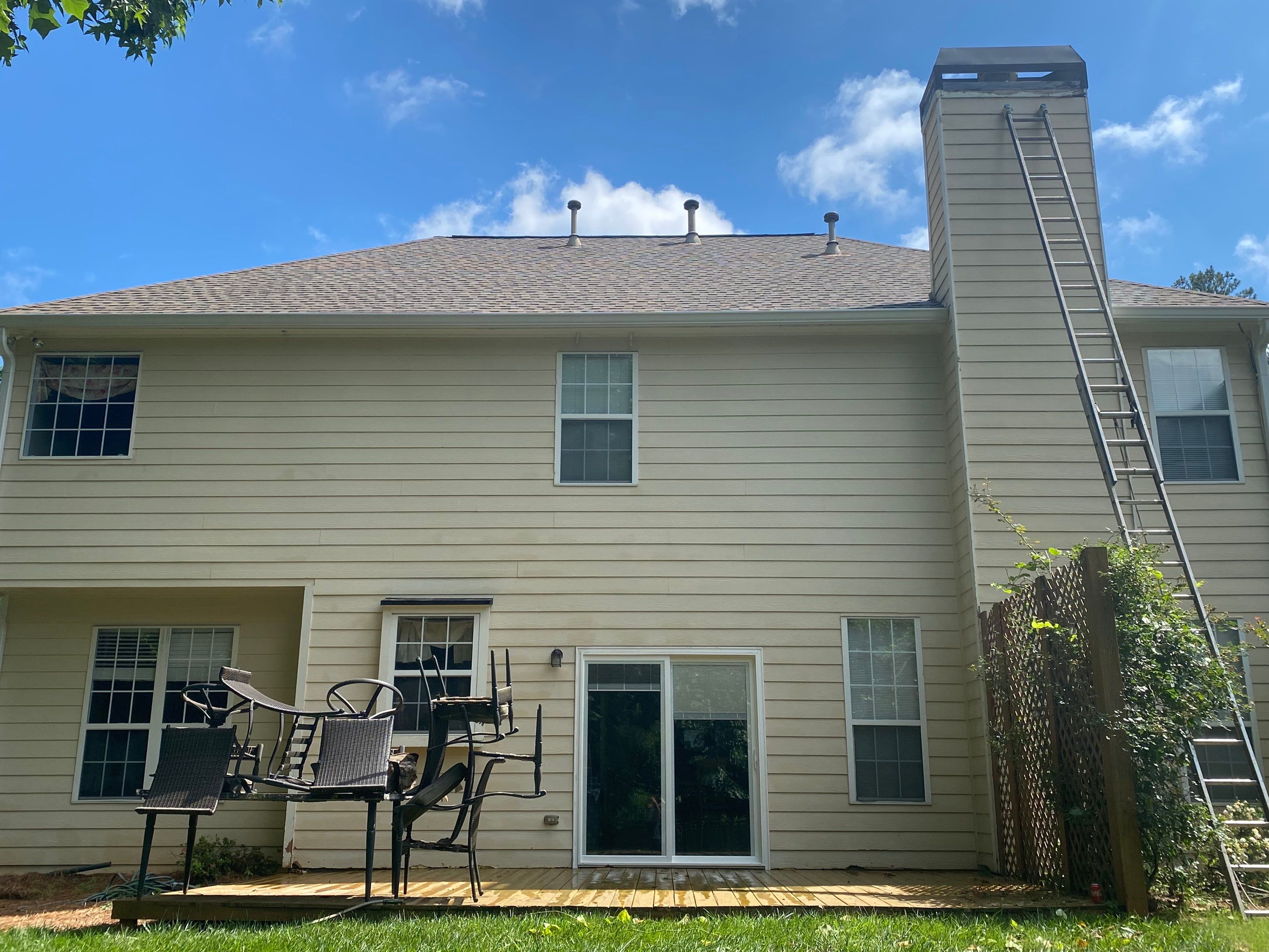 Full Exterior Siding and Trim Painting for Acworth Two-Story Home by Swift Home Renovations 